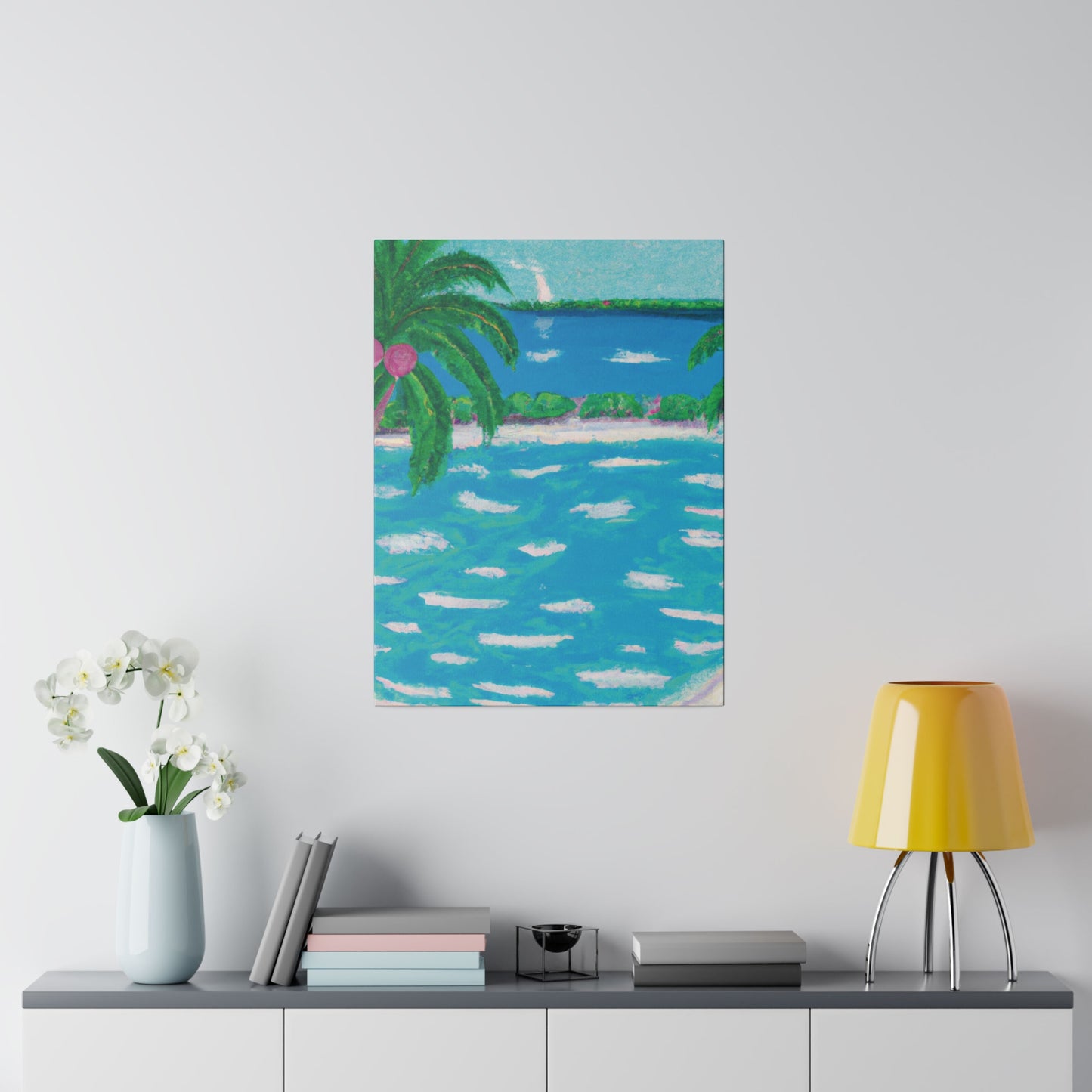 7341Z - Bahamas Ocean Painting Print | Bahamas | Ocean | Beach | Poster | Home Decor | Wall Art | Canvas