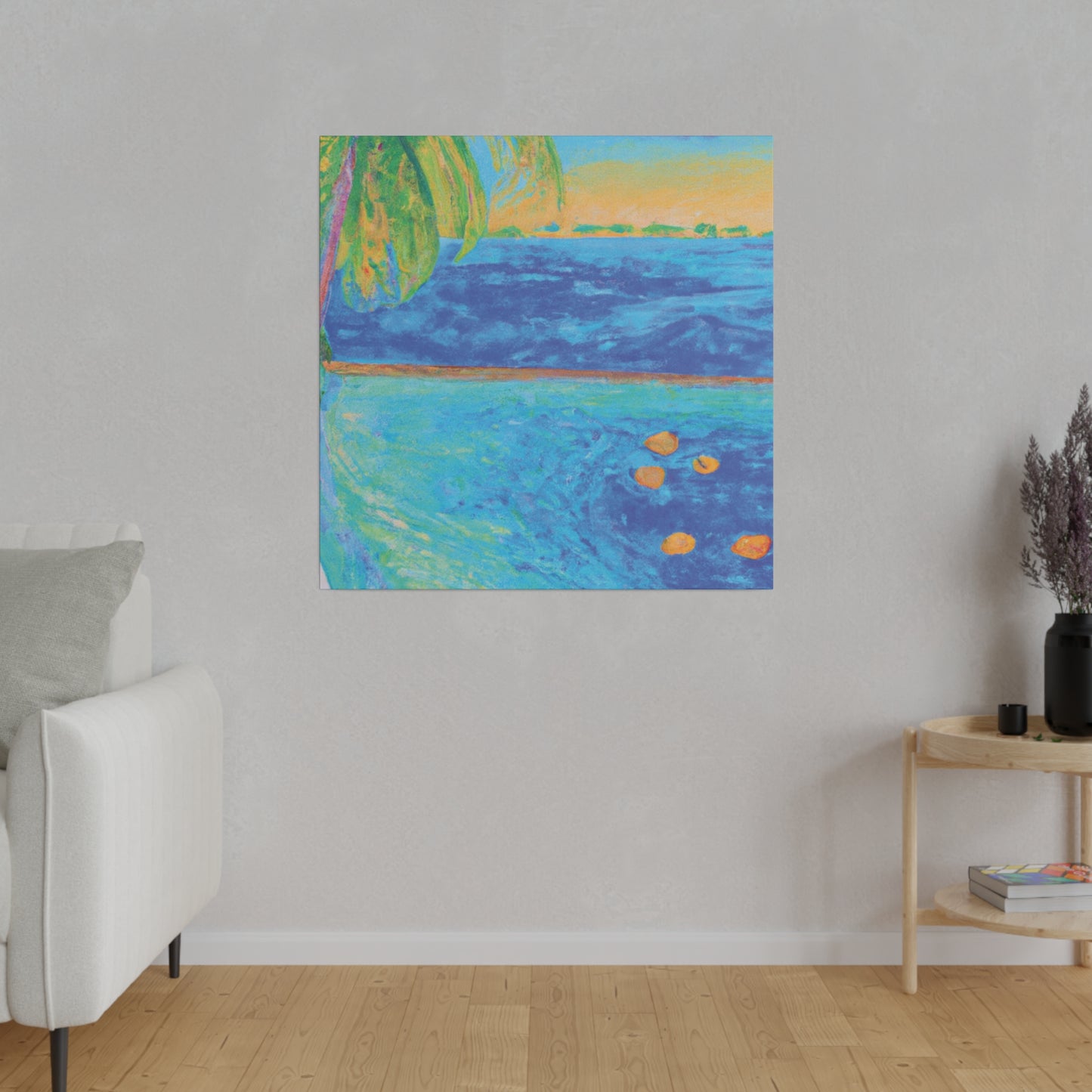 4268O - Bahamas Ocean Painting Print | Bahamas | Ocean | Beach | Poster | Home Decor | Wall Art | Canvas