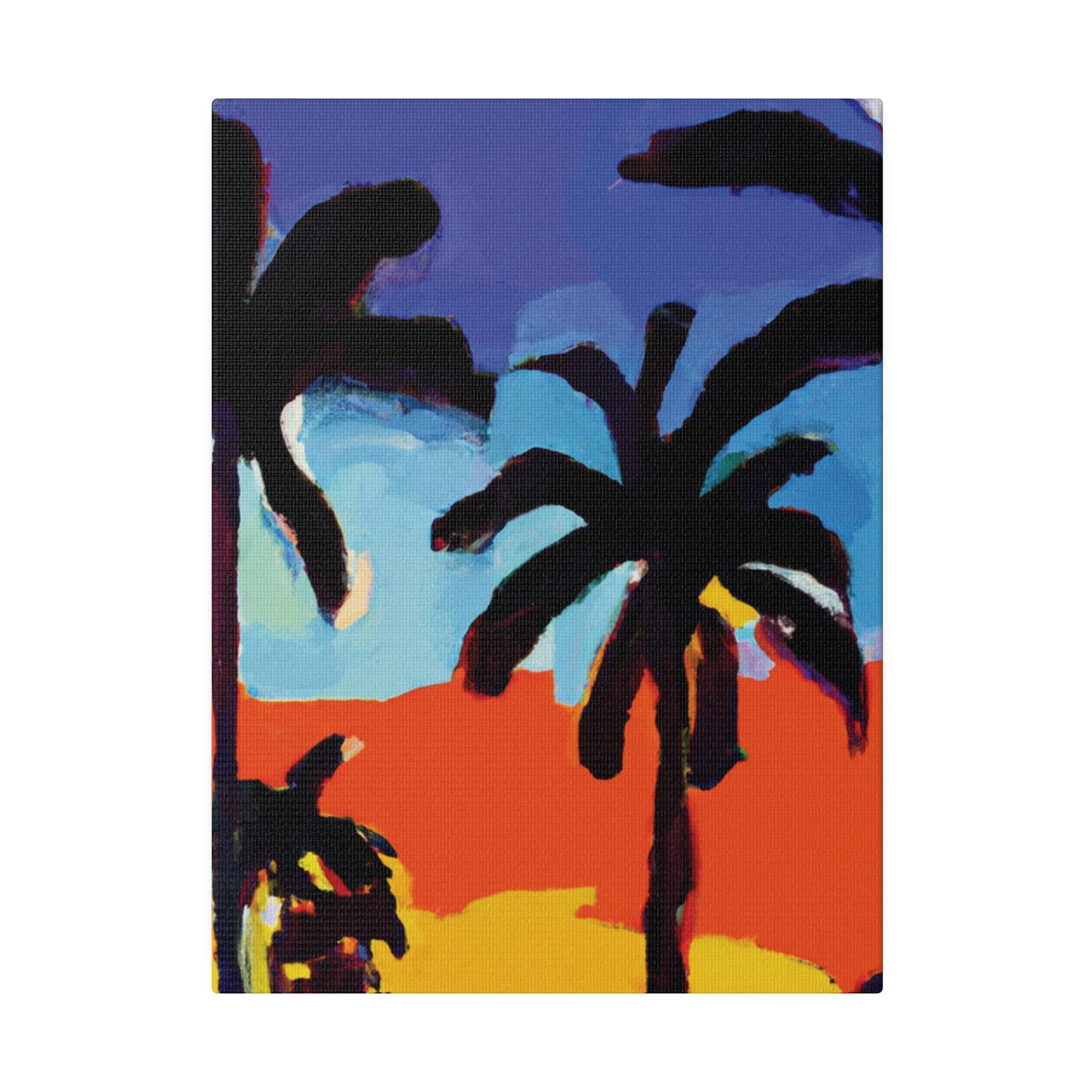 8634T - Miami Beach Sunset Painting Print | Miami | Beach | Sunset | Poster | Home Decor | Wall Art | Canvas