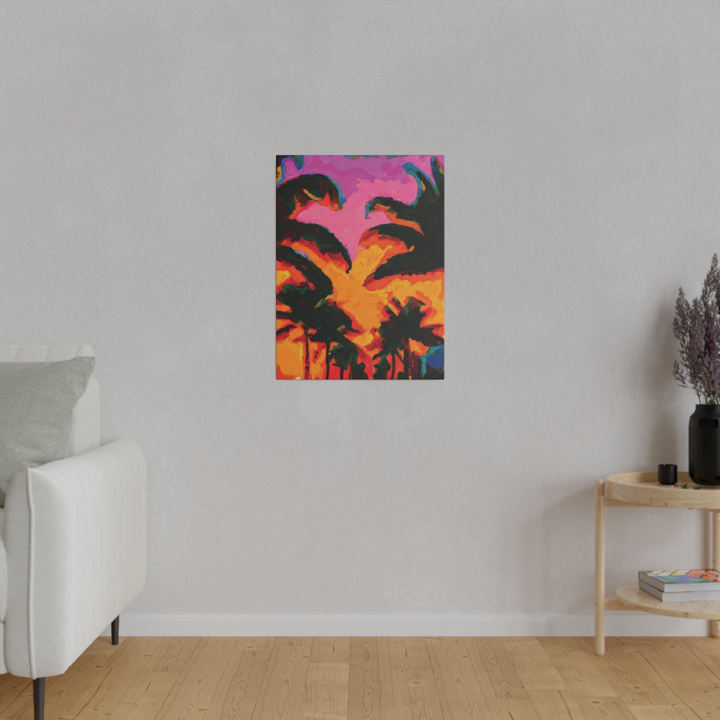 223L - Miami Beach Sunset Painting Print | Miami | Beach | Sunset | Poster | Home Decor | Wall Art | Canvas