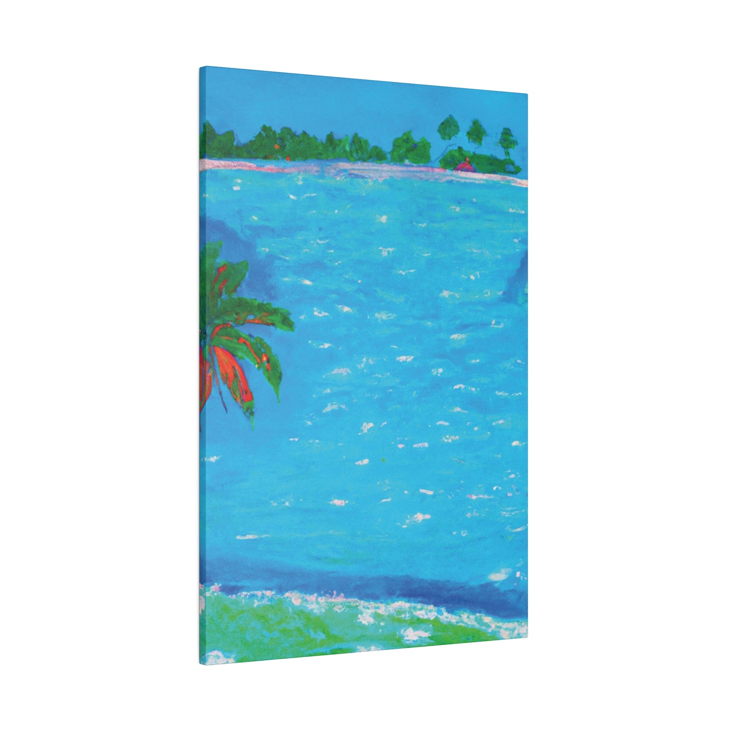 5286G - Bahamas Ocean Painting Print | Bahamas | Ocean | Beach | Poster | Home Decor | Wall Art | Canvas