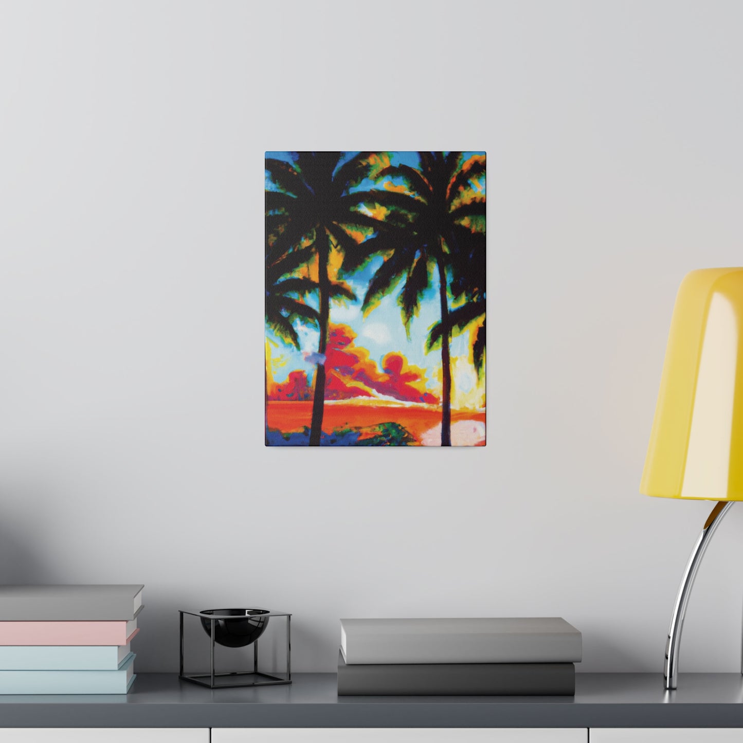 941Q - Miami Beach Sunset Painting Print | Miami | Beach | Sunset | Poster | Home Decor | Wall Art | Canvas