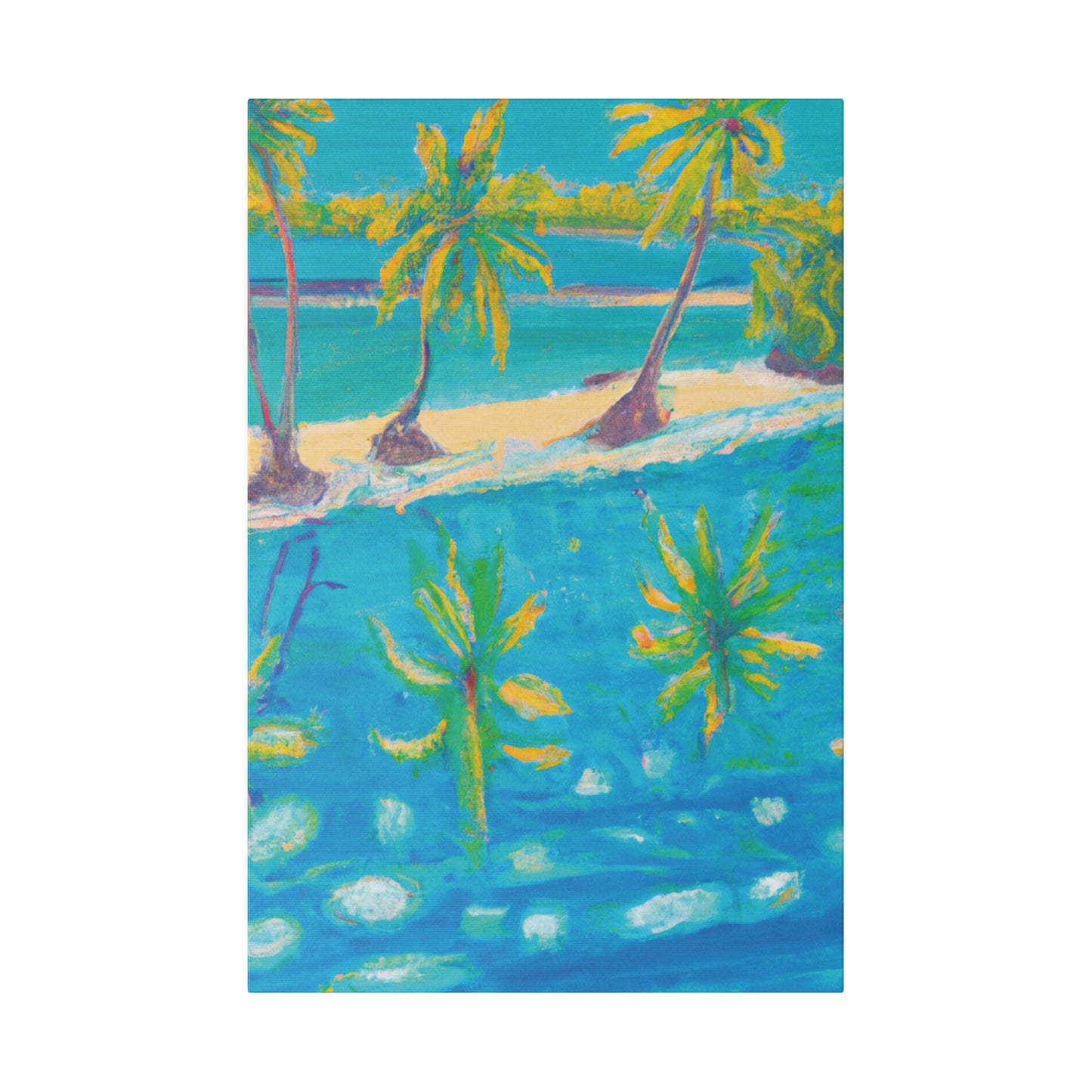 4825R - Bahamas Ocean Painting Print | Bahamas | Ocean | Beach | Poster | Home Decor | Wall Art | Canvas