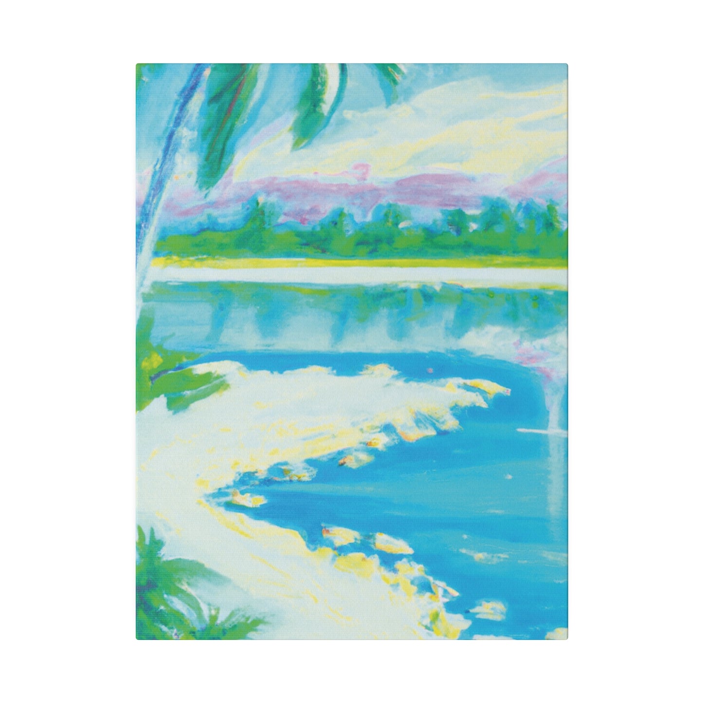 4501F - Bahamas Ocean Painting Print | Bahamas | Ocean | Beach | Poster | Home Decor | Wall Art | Canvas