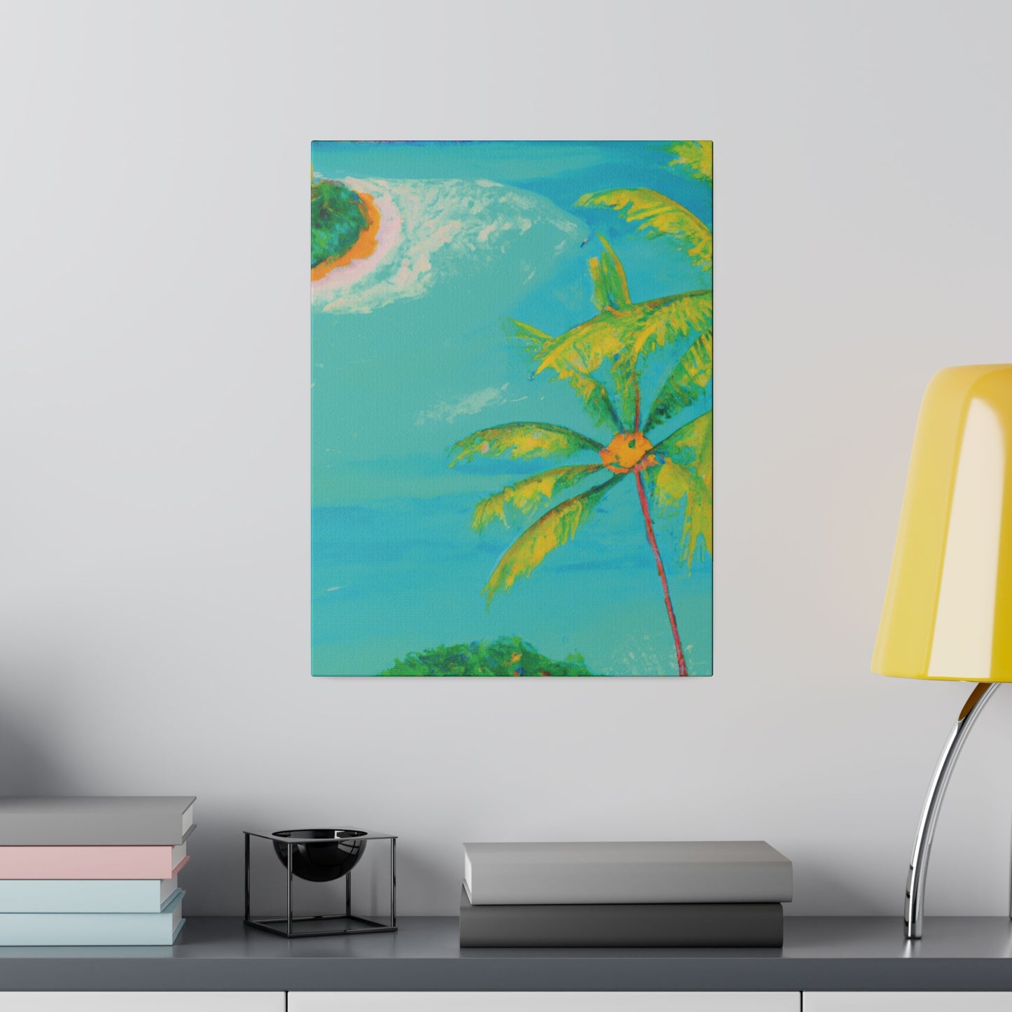 5457G - Bahamas Ocean Painting Print | Bahamas | Ocean | Beach | Poster | Home Decor | Wall Art | Canvas