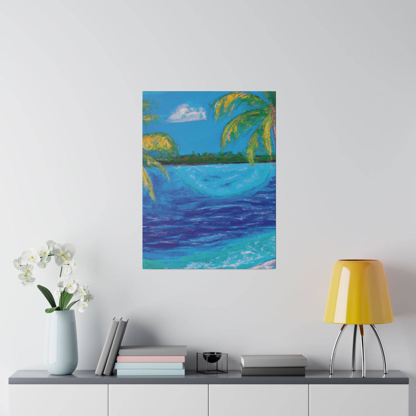 6704T - Bahamas Ocean Painting Print | Bahamas | Ocean | Beach | Poster | Home Decor | Wall Art | Canvas