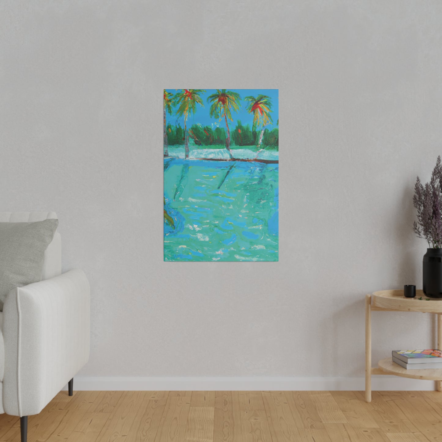 8483P - Bahamas Ocean Painting Print | Bahamas | Ocean | Beach | Poster | Home Decor | Wall Art | Canvas