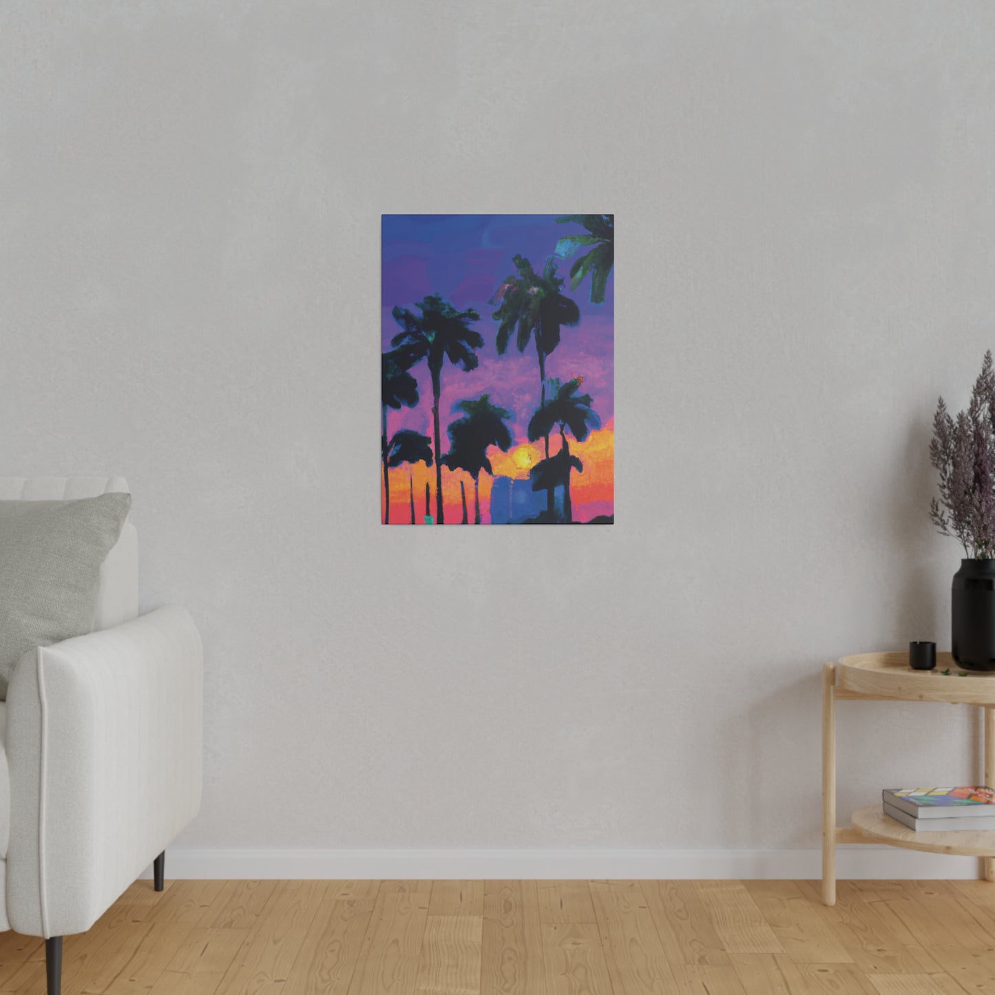 9232V - Miami Beach Sunset Painting Print | Miami | Beach | Sunset | Poster | Home Decor | Wall Art | Canvas