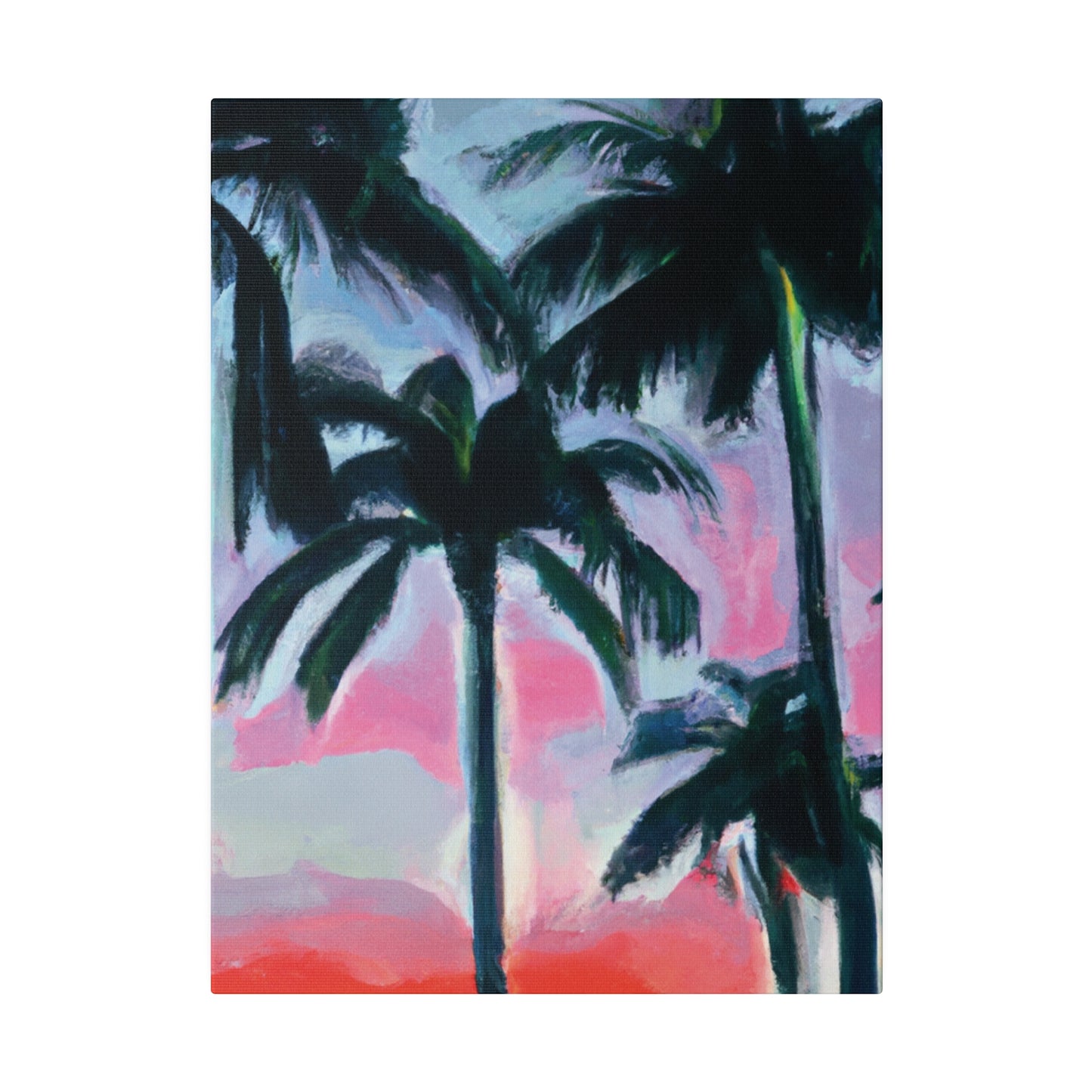 7629F - Miami Beach Sunset Painting Print | Miami | Beach | Sunset | Poster | Home Decor | Wall Art | Canvas