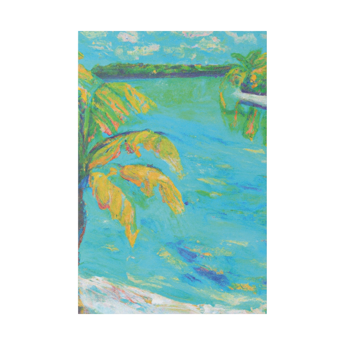 8857G - Bahamas Ocean Painting Print | Bahamas | Ocean | Beach | Poster | Home Decor | Wall Art | Canvas