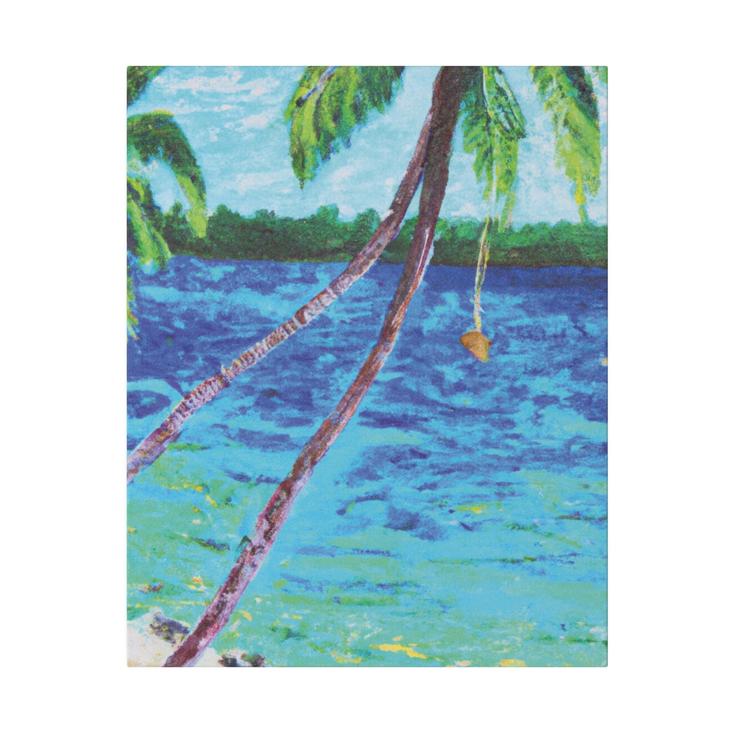 4564E - Bahamas Ocean Painting Print | Bahamas | Ocean | Beach | Poster | Home Decor | Wall Art | Canvas