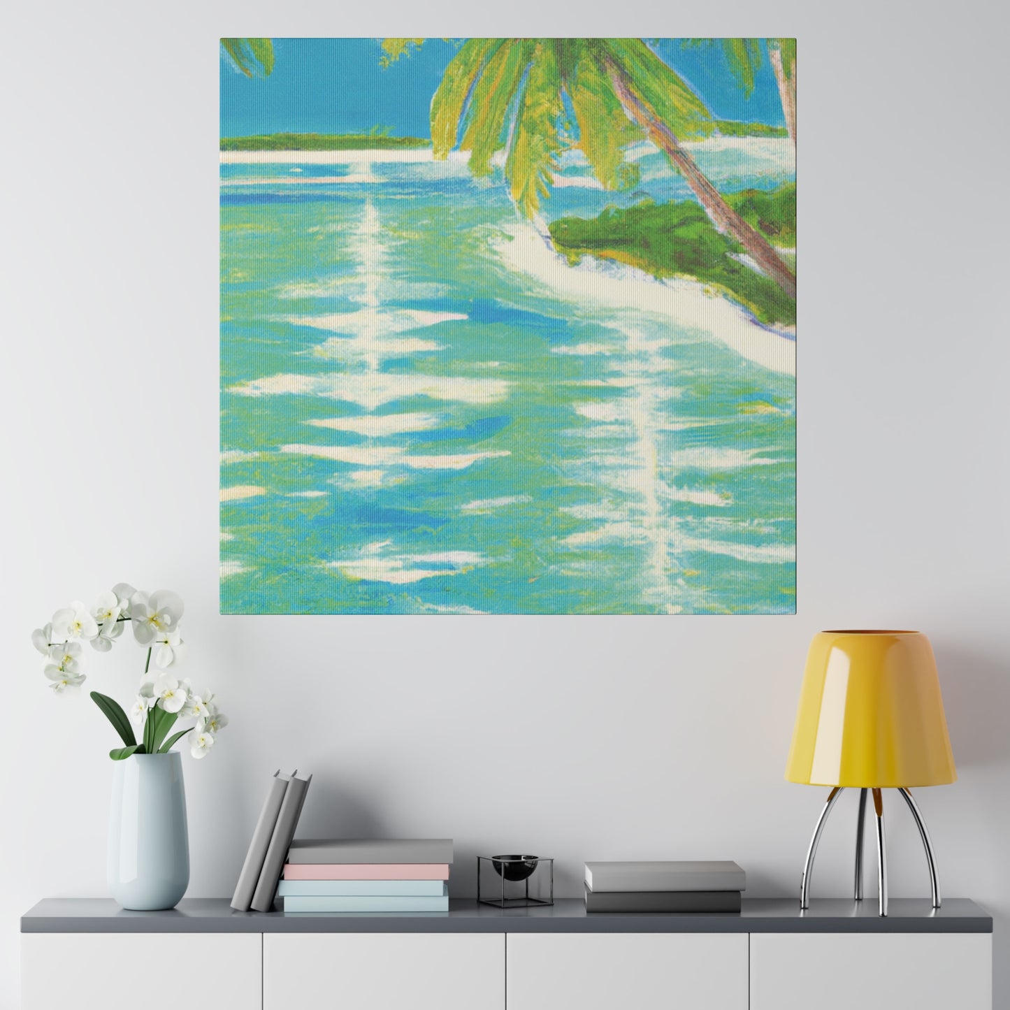 9482A - Bahamas Ocean Painting Print | Bahamas | Ocean | Beach | Poster | Home Decor | Wall Art | Canvas