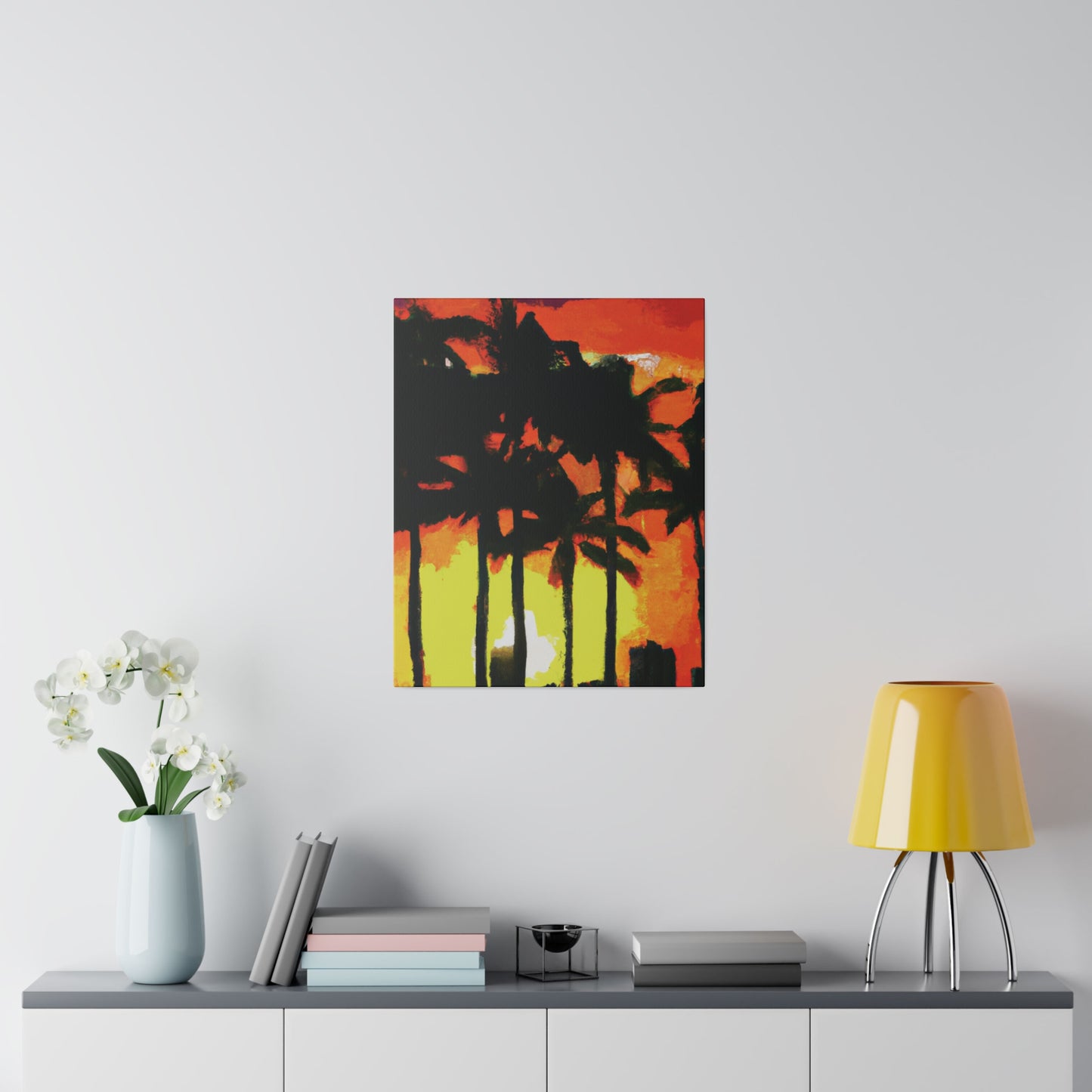 8291L - Miami Beach Sunset Painting Print | Miami | Beach | Sunset | Poster | Home Decor | Wall Art | Canvas