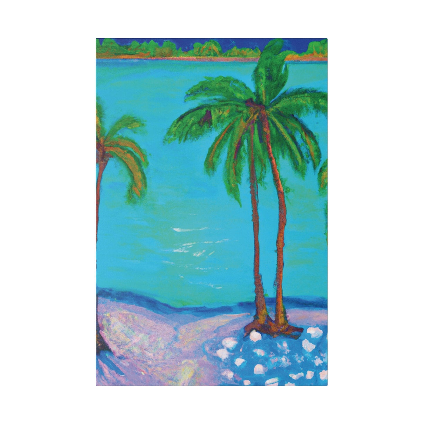 5029K - Bahamas Ocean Painting Print | Bahamas | Ocean | Beach | Poster | Home Decor | Wall Art | Canvas