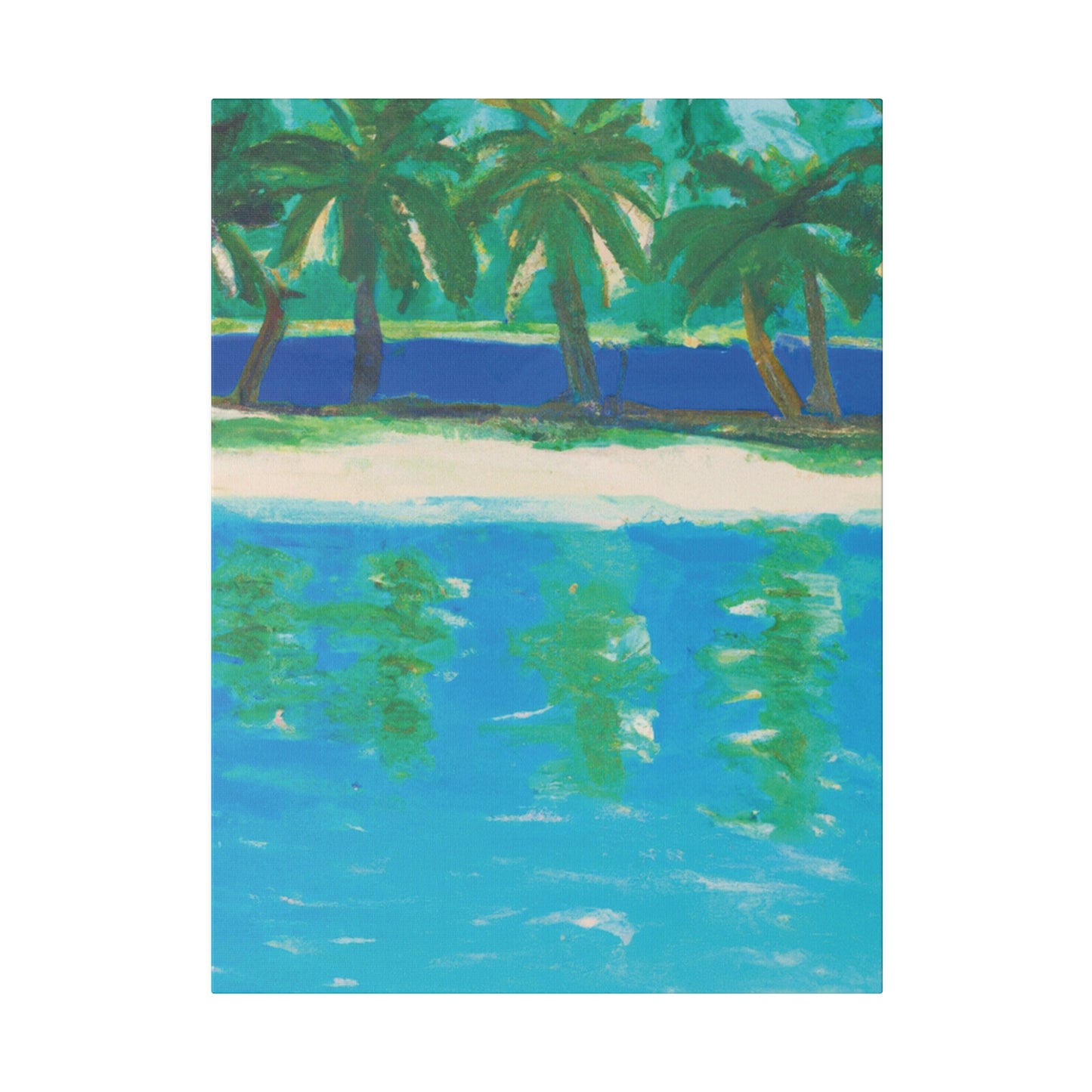 4129L - Bahamas Ocean Painting Print | Bahamas | Ocean | Beach | Poster | Home Decor | Wall Art | Canvas