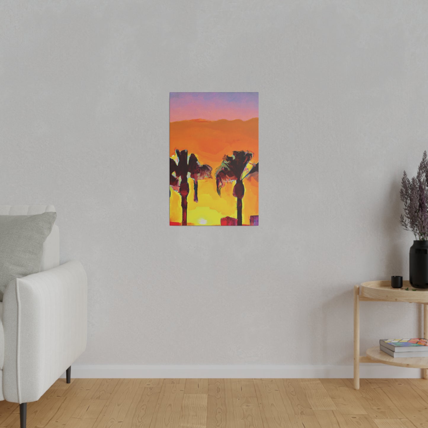 9347V - Miami Beach Sunset Painting Print | Miami | Beach | Sunset | Poster | Home Decor | Wall Art | Canvas