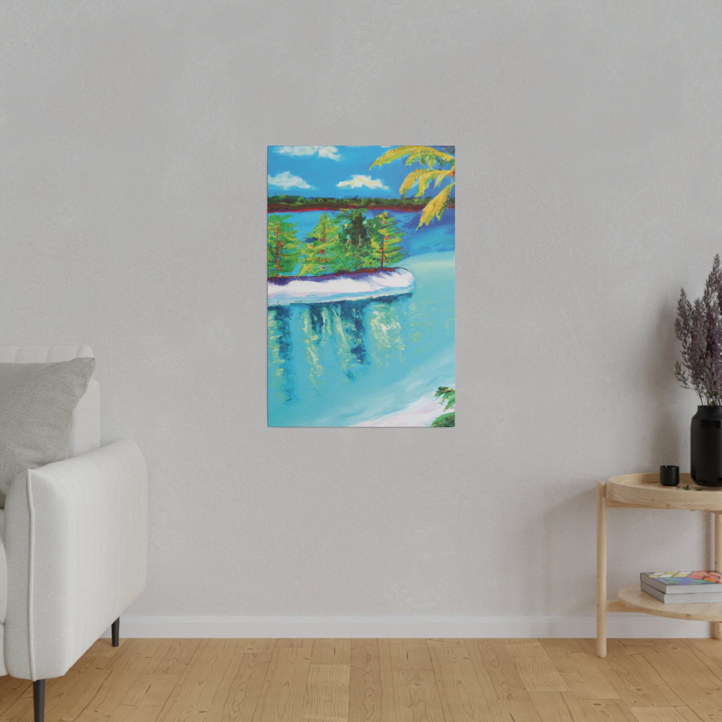 7186C - Bahamas Ocean Painting Print | Bahamas | Ocean | Beach | Poster | Home Decor | Wall Art | Canvas