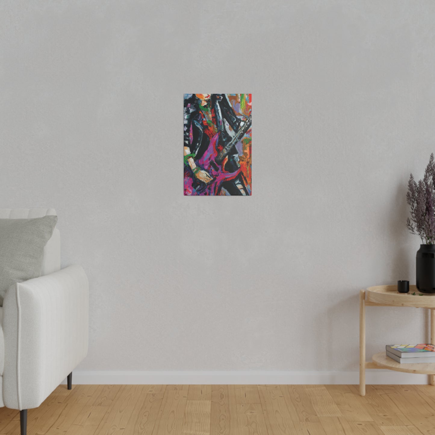 3622Z - Rockstar Oil Painting Style Print | Poster | Home Decor | Wall Art | Music Art | Canvas
