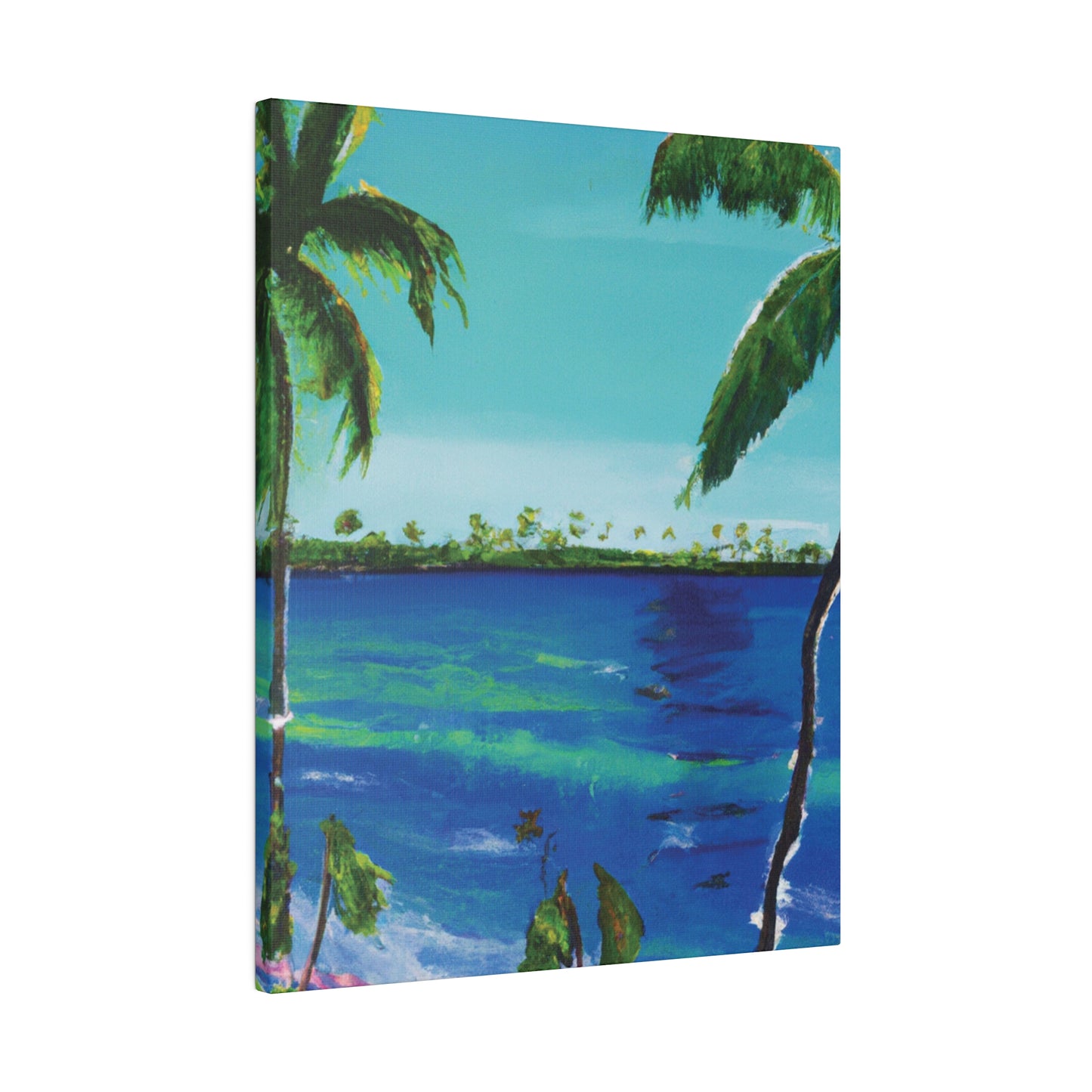 5491V - Bahamas Ocean Painting Print | Bahamas | Ocean | Beach | Poster | Home Decor | Wall Art | Canvas