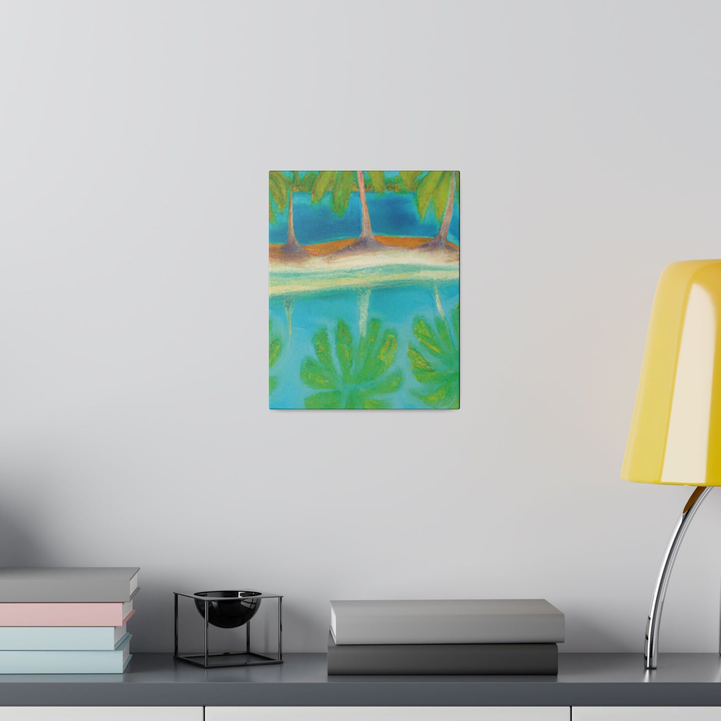 3294K - Bahamas Ocean Painting Print | Bahamas | Ocean | Beach | Poster | Home Decor | Wall Art | Canvas