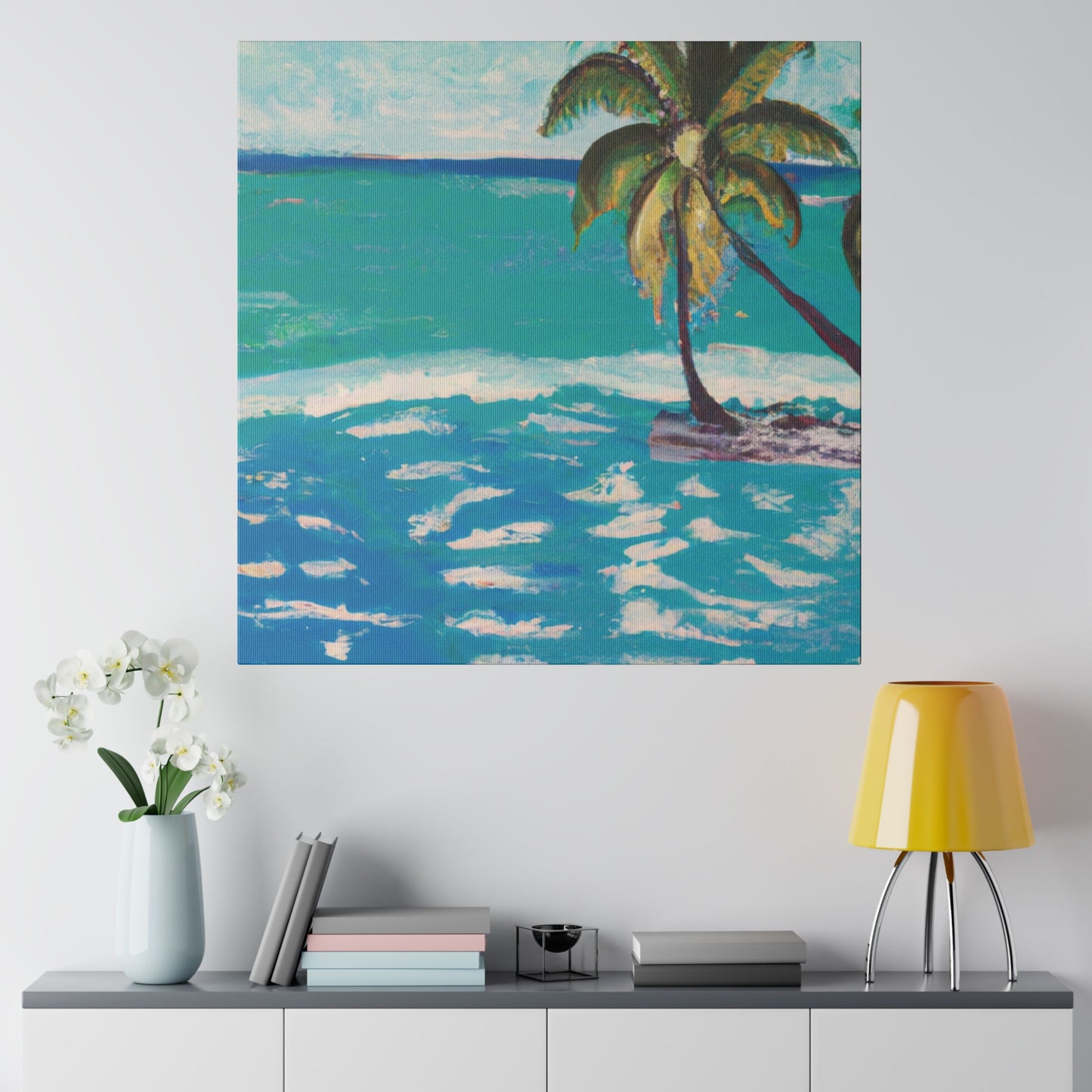 4081V - Bahamas Ocean Painting Print | Bahamas | Ocean | Beach | Poster | Home Decor | Wall Art | Canvas