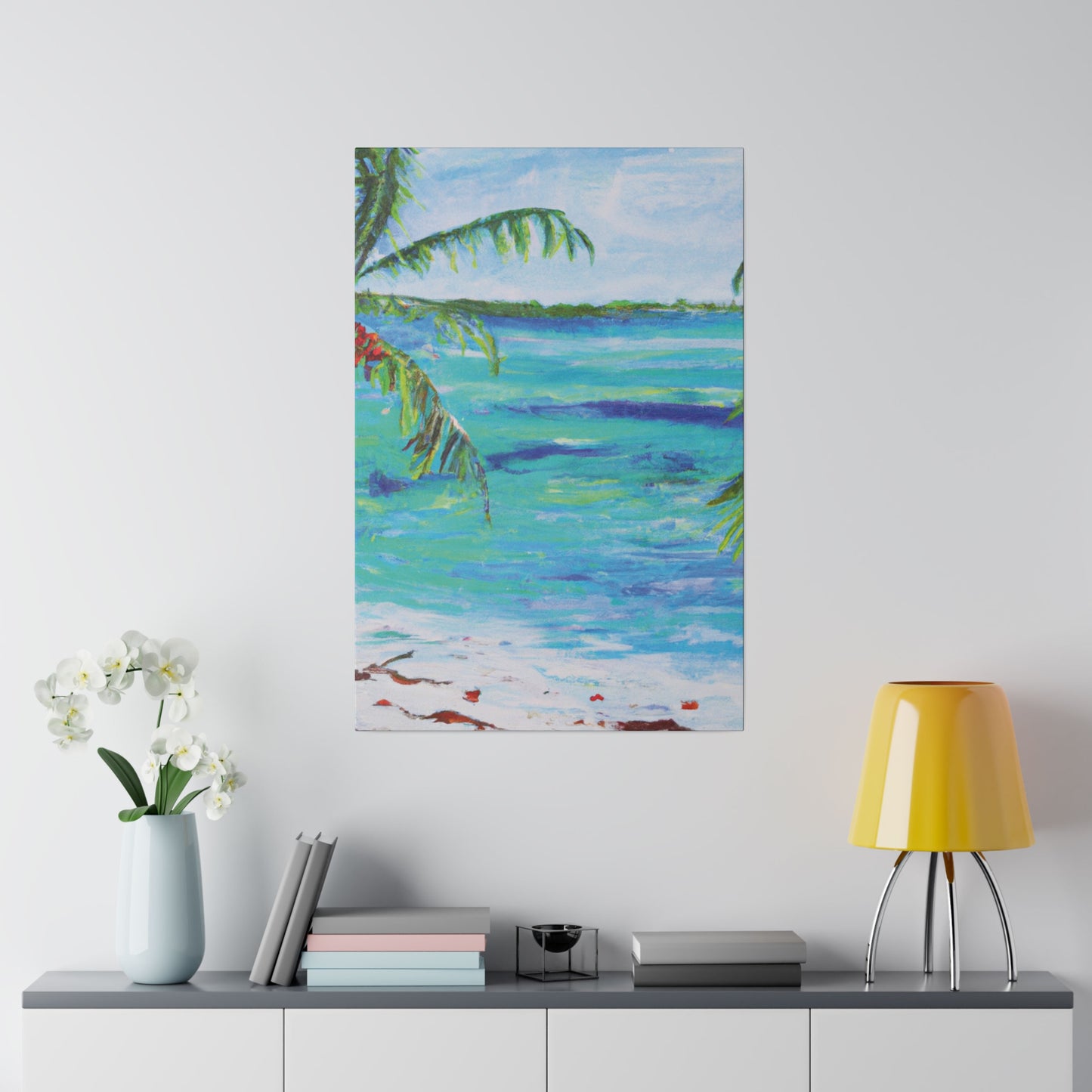 3158F - Bahamas Ocean Painting Print | Bahamas | Ocean | Beach | Poster | Home Decor | Wall Art | Canvas