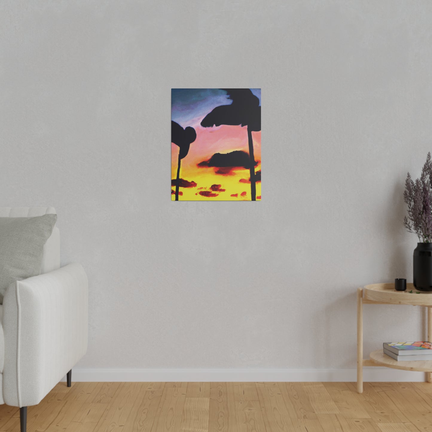 7515G - Miami Beach Sunset Painting Print | Miami | Beach | Sunset | Poster | Home Decor | Wall Art | Canvas