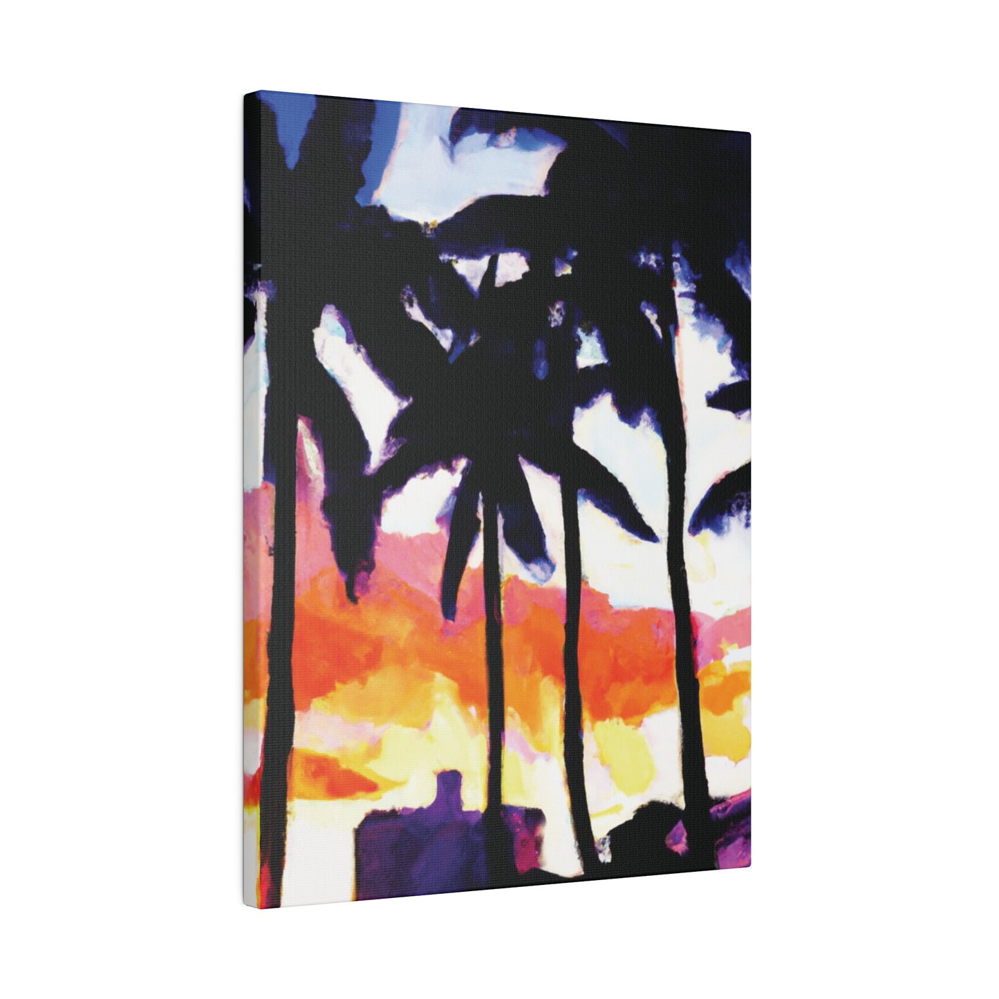 5637U - Miami Beach Sunset Painting Print | Miami | Beach | Sunset | Poster | Home Decor | Wall Art | Canvas