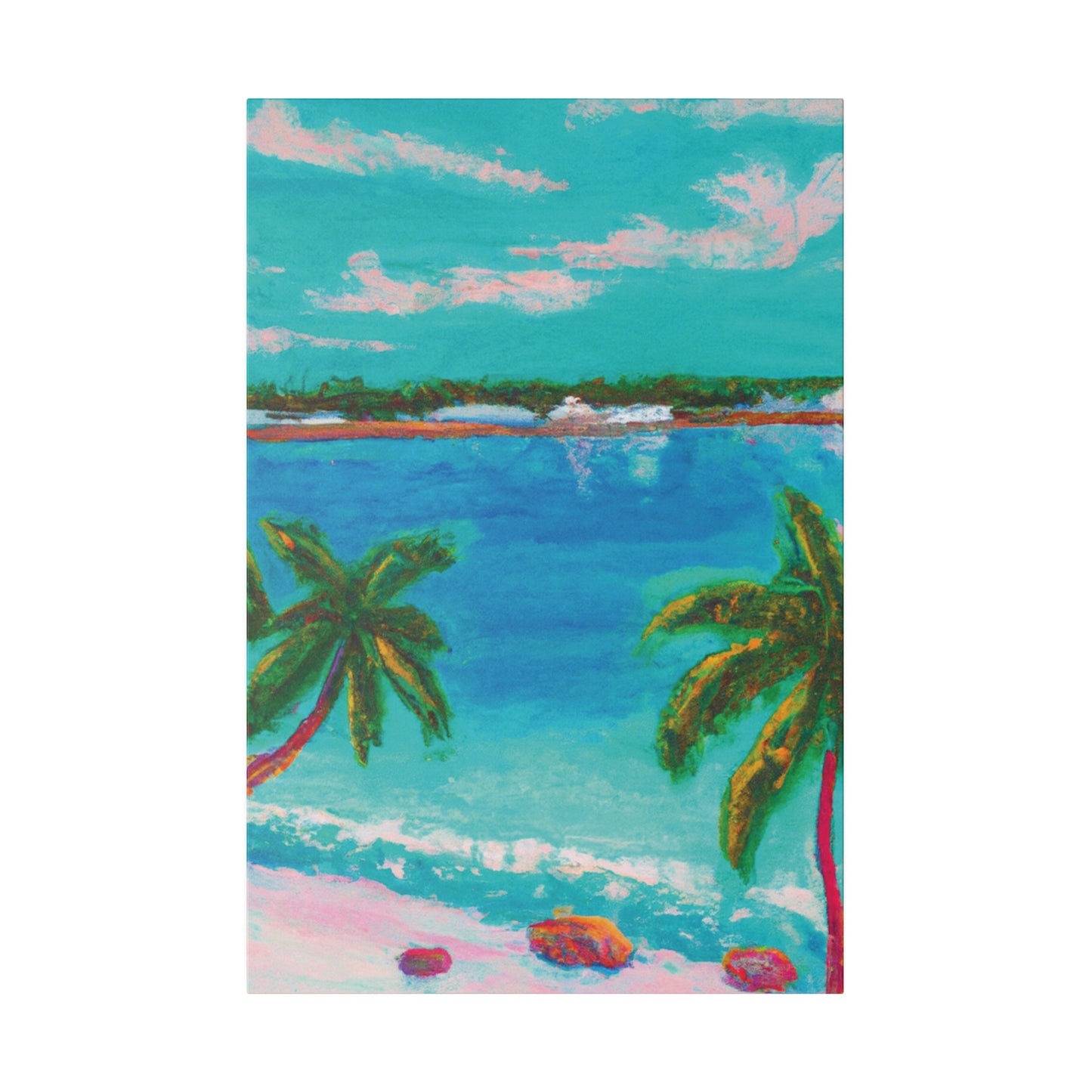 6836G - Bahamas Ocean Painting Print | Bahamas | Ocean | Beach | Poster | Home Decor | Wall Art | Canvas