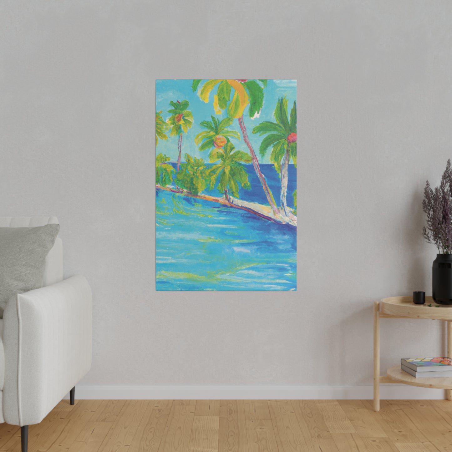 8256Q - Bahamas Ocean Painting Print | Bahamas | Ocean | Beach | Poster | Home Decor | Wall Art | Canvas