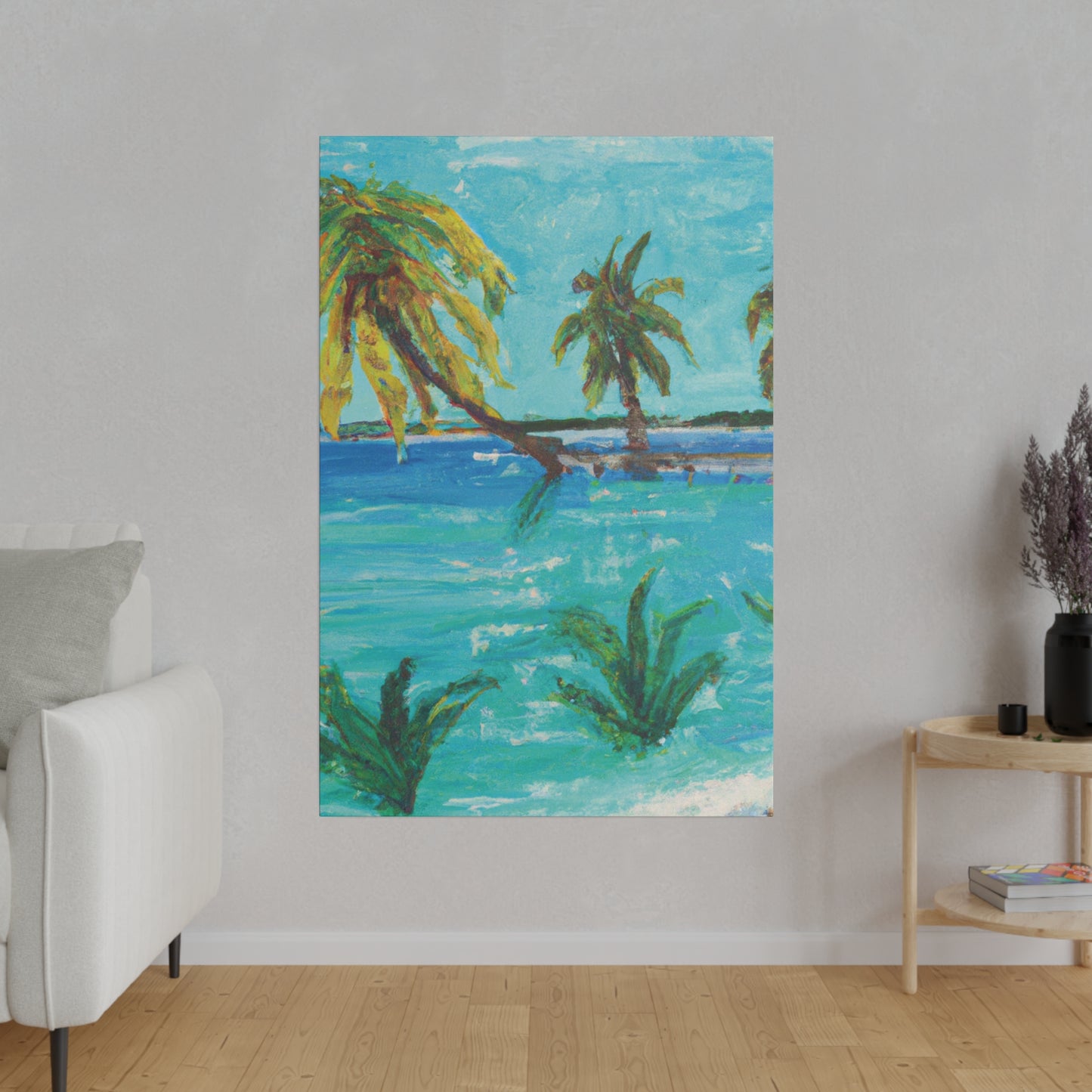 3256T - Bahamas Ocean Painting Print | Bahamas | Ocean | Beach | Poster | Home Decor | Wall Art | Canvas