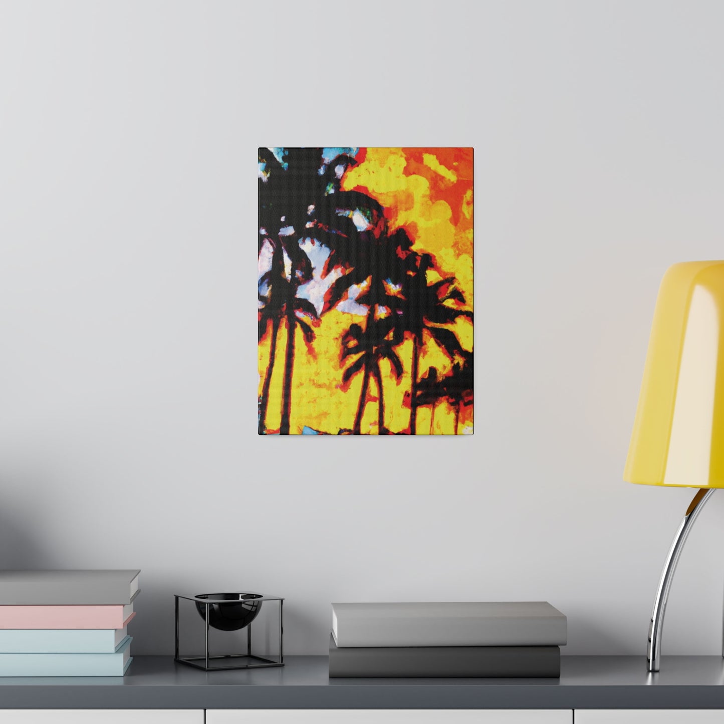 7248Q - Miami Beach Sunset Painting Print | Miami | Beach | Sunset | Poster | Home Decor | Wall Art | Canvas