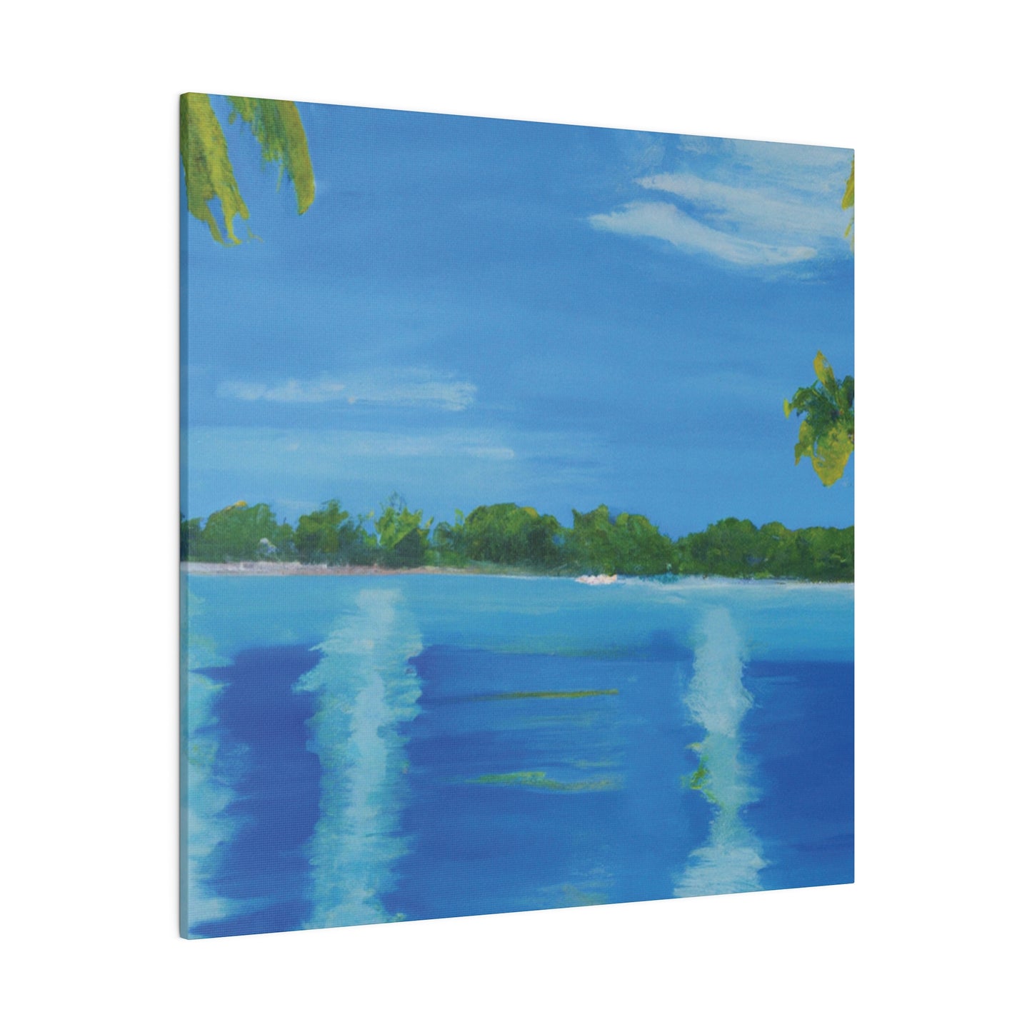 6876O - Bahamas Ocean Painting Print | Bahamas | Ocean | Beach | Poster | Home Decor | Wall Art | Canvas