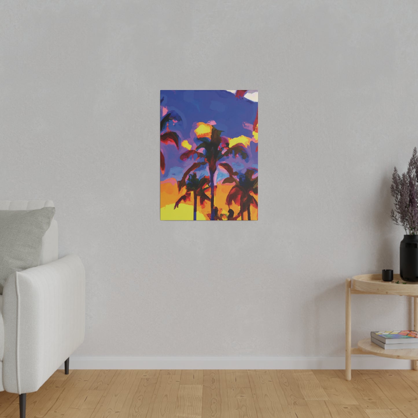 3162U - Miami Beach Sunset Painting Print | Miami | Beach | Sunset | Poster | Home Decor | Wall Art | Canvas