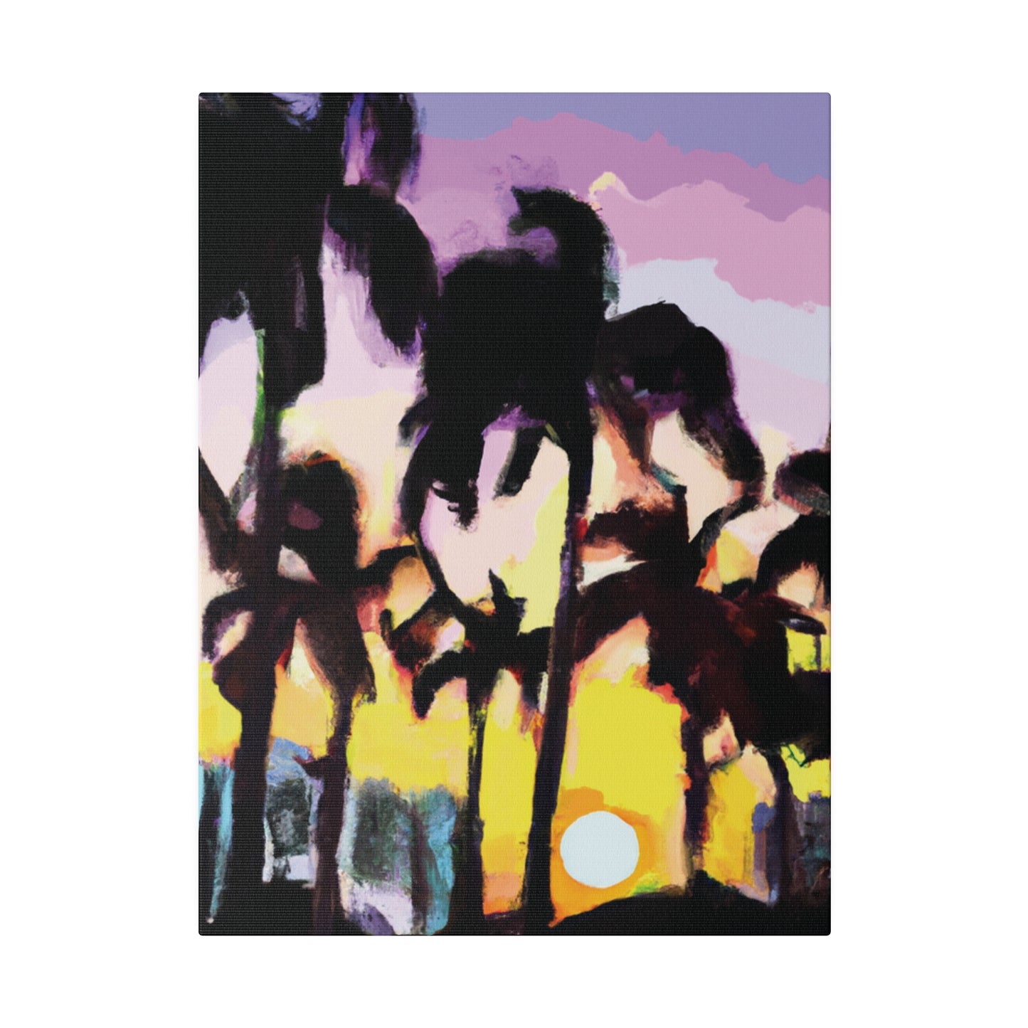 5231Y - Miami Beach Sunset Painting Print | Miami | Beach | Sunset | Poster | Home Decor | Wall Art | Canvas