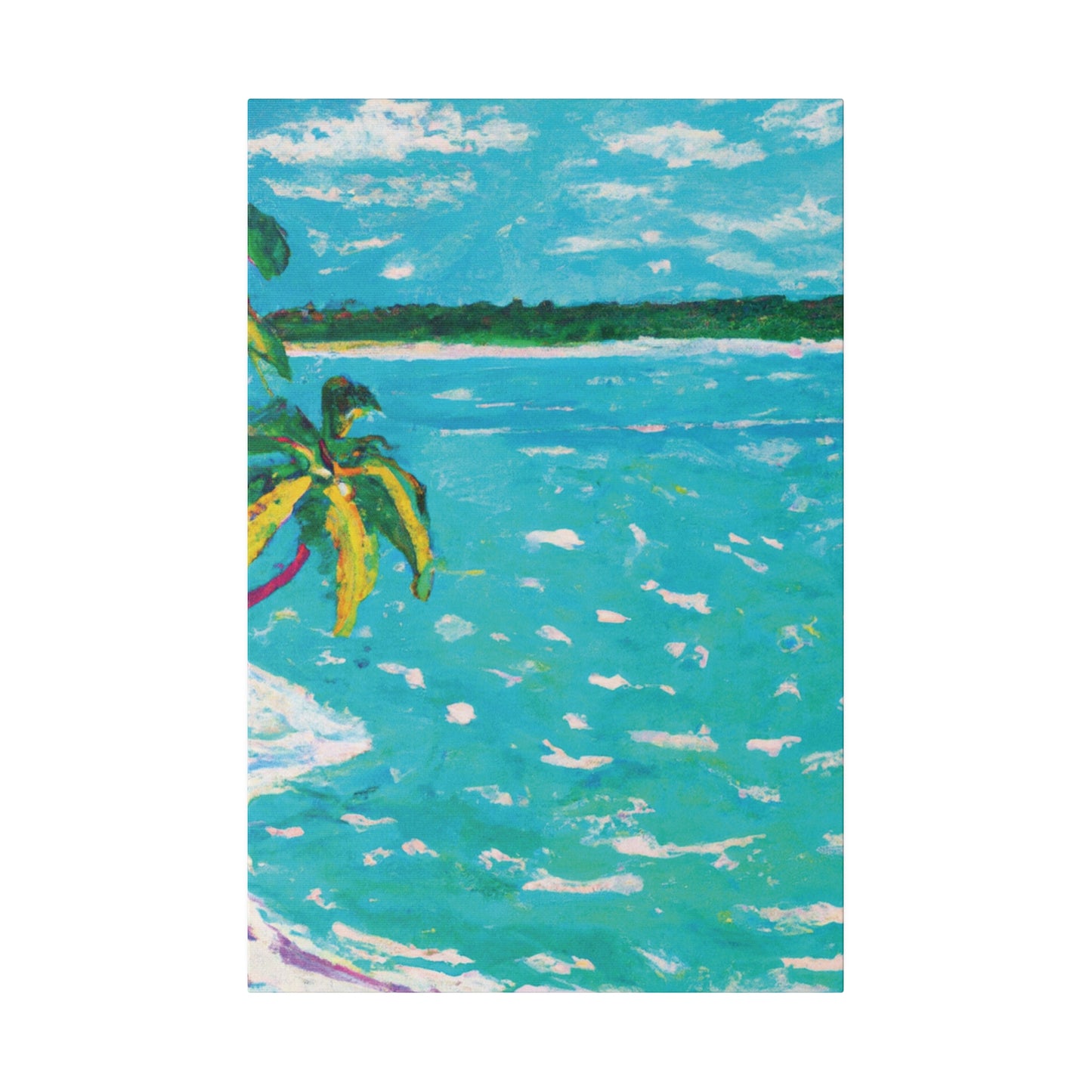 8278H - Bahamas Ocean Painting Print | Bahamas | Ocean | Beach | Poster | Home Decor | Wall Art | Canvas