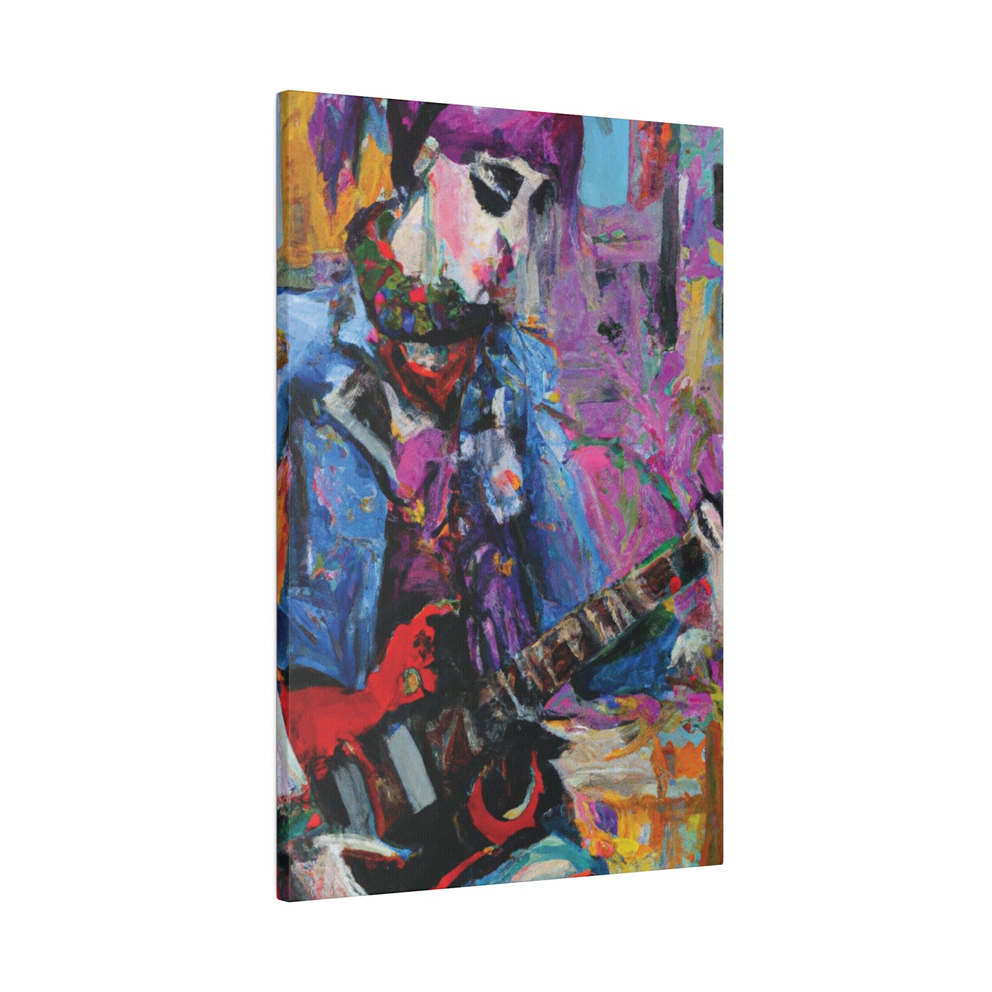 9210O - Rockstar Oil Painting Style Print | Poster | Home Decor | Wall Art | Music Art | Canvas
