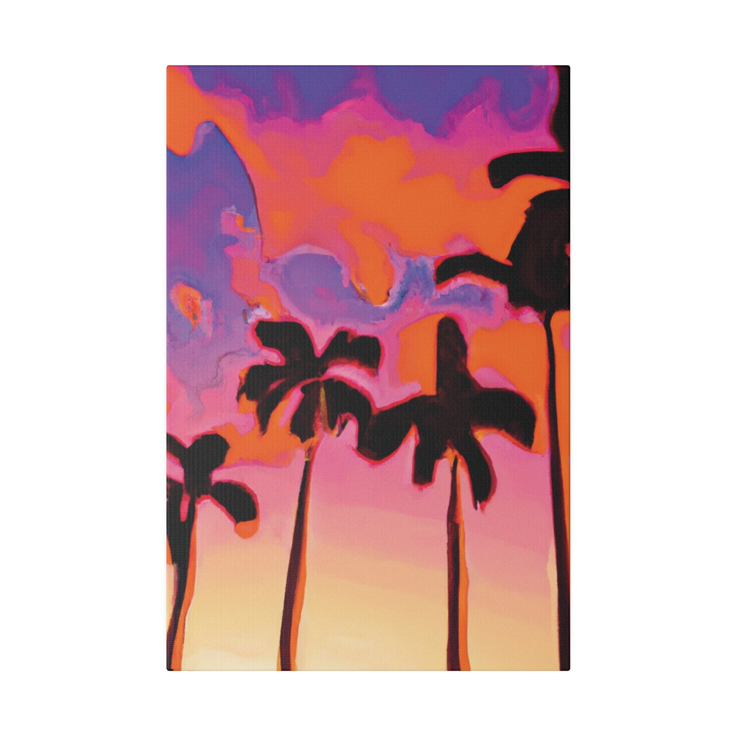 7182U - Miami Beach Sunset Painting Print | Miami | Beach | Sunset | Poster | Home Decor | Wall Art | Canvas