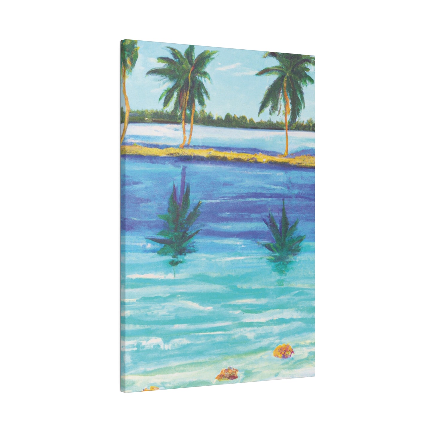 9768P - Bahamas Ocean Painting Print | Bahamas | Ocean | Beach | Poster | Home Decor | Wall Art | Canvas