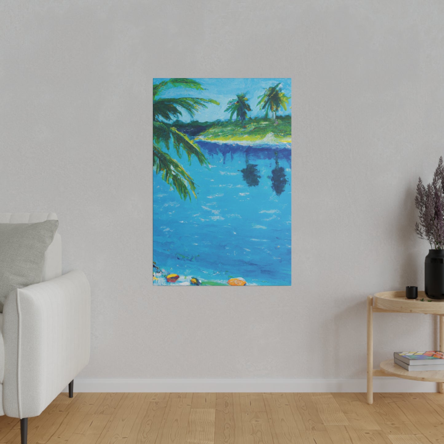 4568T - Bahamas Ocean Painting Print | Bahamas | Ocean | Beach | Poster | Home Decor | Wall Art | Canvas