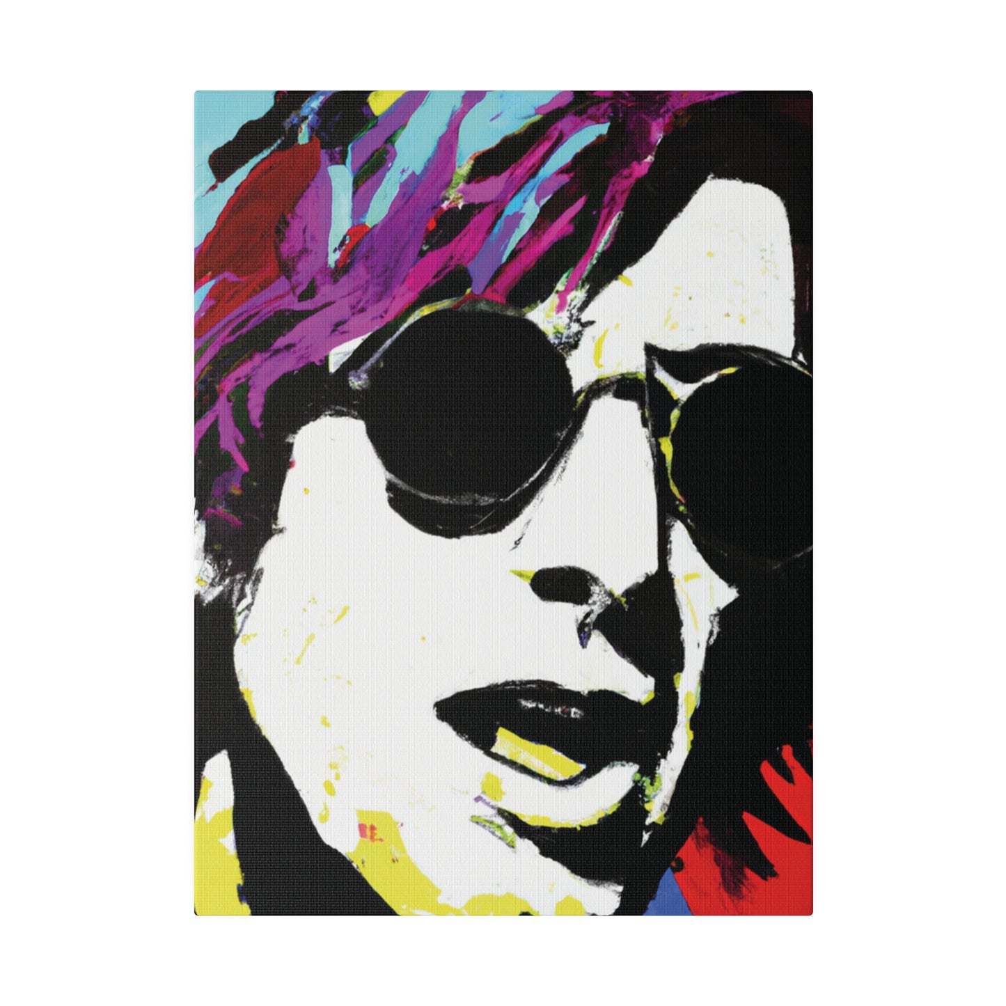 9436F - Rockstar Painting Print | Face | Abstract | Poster | Home Decor | Wall Art | Music Art | Canvas