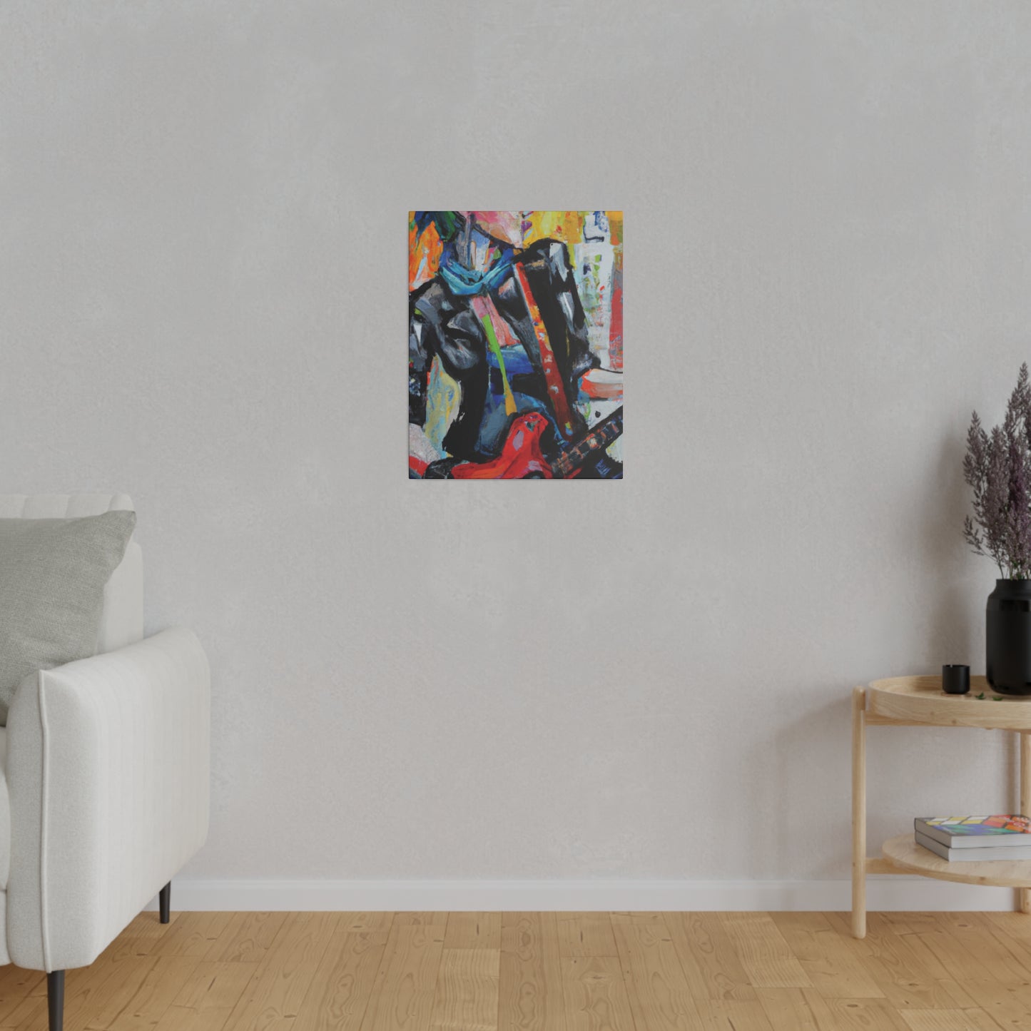 3614G - Rockstar Oil Painting Style Print | Poster | Home Decor | Wall Art | Music Art | Canvas