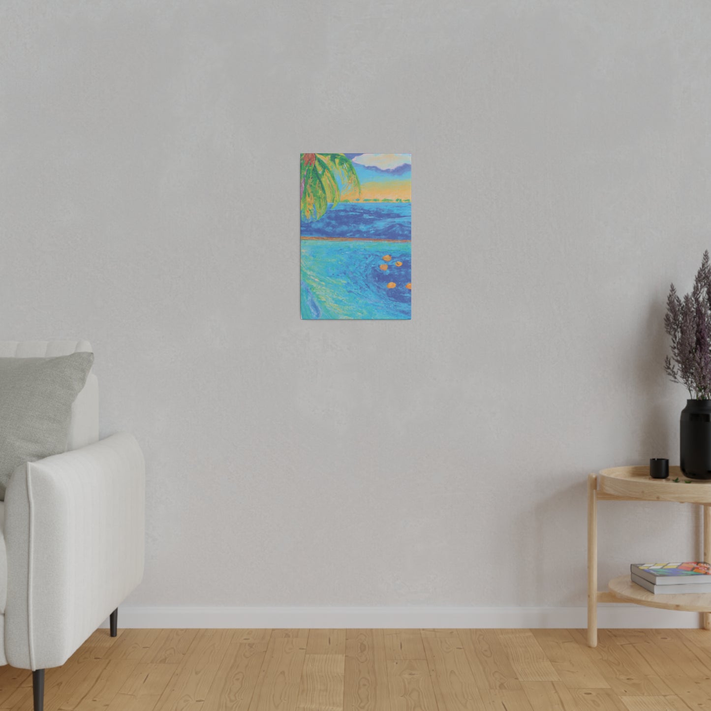 4268O - Bahamas Ocean Painting Print | Bahamas | Ocean | Beach | Poster | Home Decor | Wall Art | Canvas