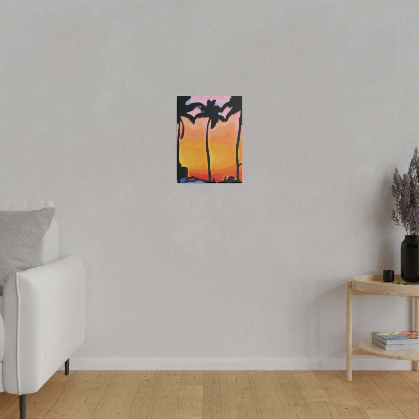 9545F - Miami Beach Sunset Painting Print | Miami | Beach | Sunset | Poster | Home Decor | Wall Art | Canvas