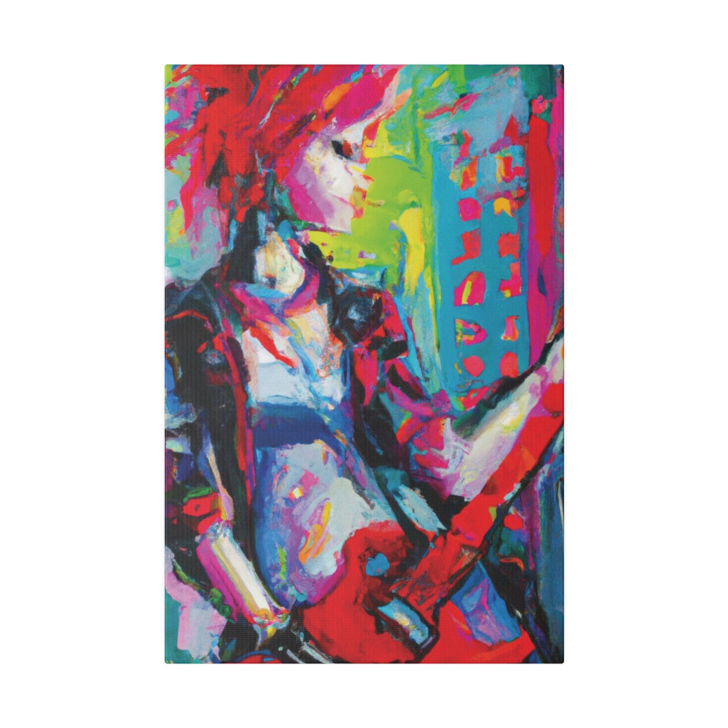 2177U - Rockstar Oil Painting Style Print | Poster | Home Decor | Wall Art | Music Art | Canvas