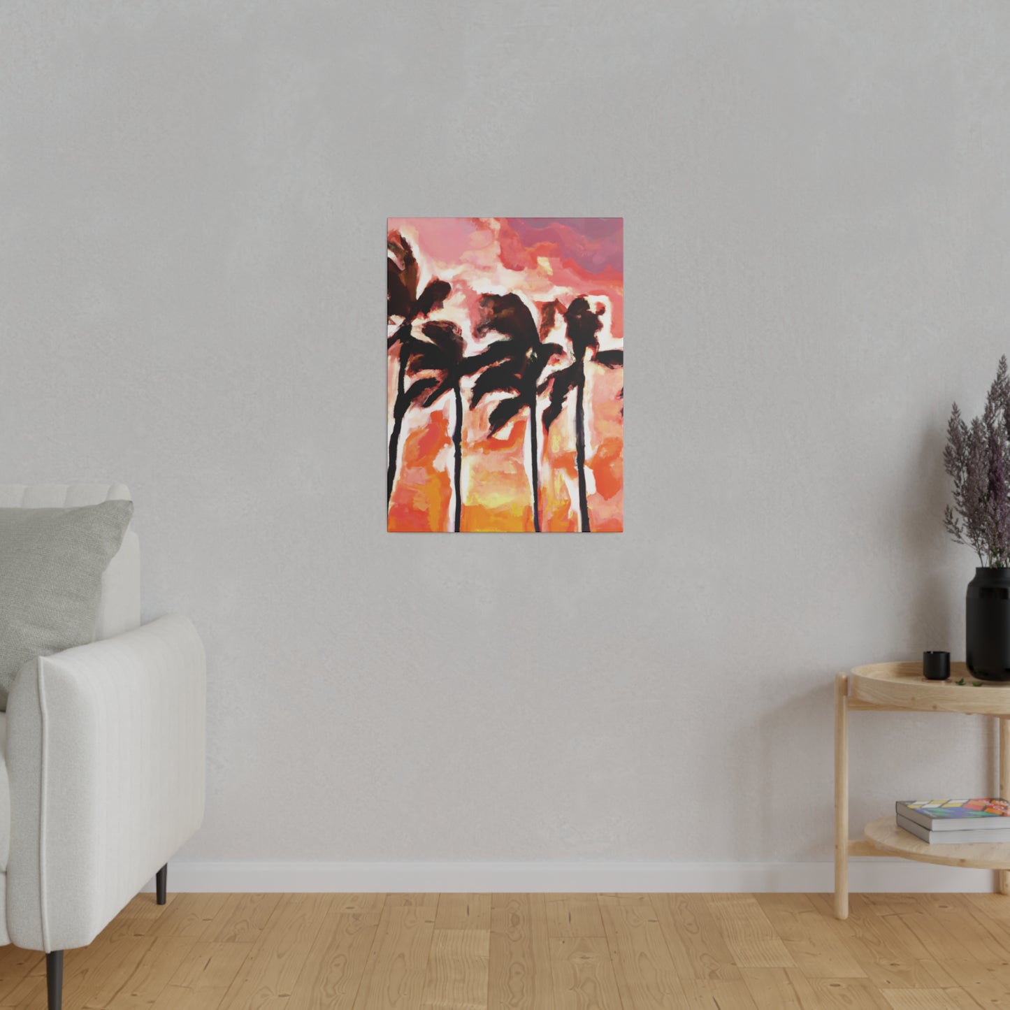 6129V - Miami Beach Sunset Painting Print | Miami | Beach | Sunset | Poster | Home Decor | Wall Art | Canvas