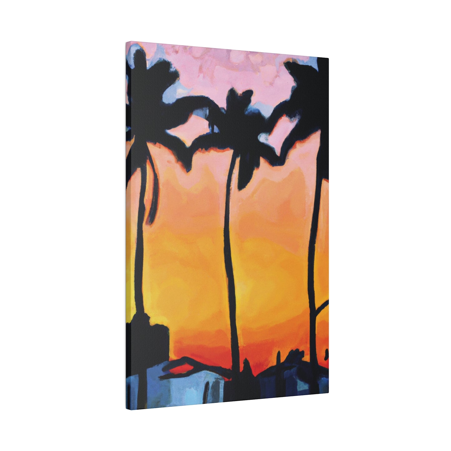 9545F - Miami Beach Sunset Painting Print | Miami | Beach | Sunset | Poster | Home Decor | Wall Art | Canvas