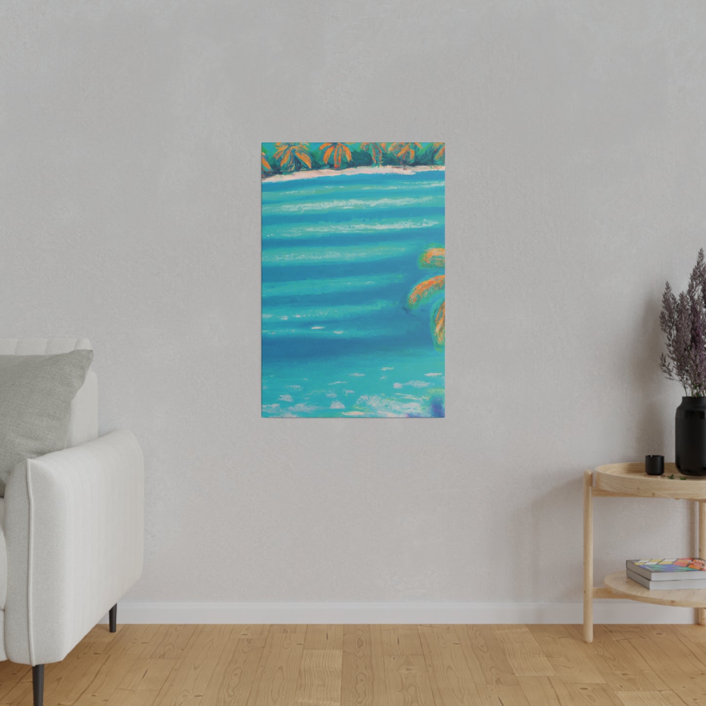 8745H - Bahamas Ocean Painting Print | Bahamas | Ocean | Beach | Poster | Home Decor | Wall Art | Canvas