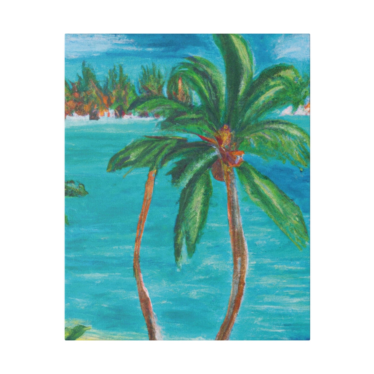 8299I - Bahamas Ocean Painting Print | Bahamas | Ocean | Beach | Poster | Home Decor | Wall Art | Canvas