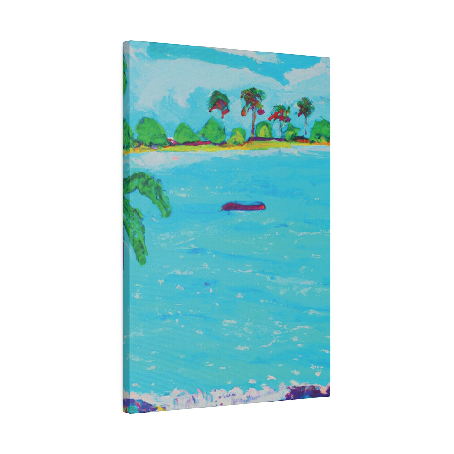 7481H - Bahamas Ocean Painting Print | Bahamas | Ocean | Beach | Poster | Home Decor | Wall Art | Canvas